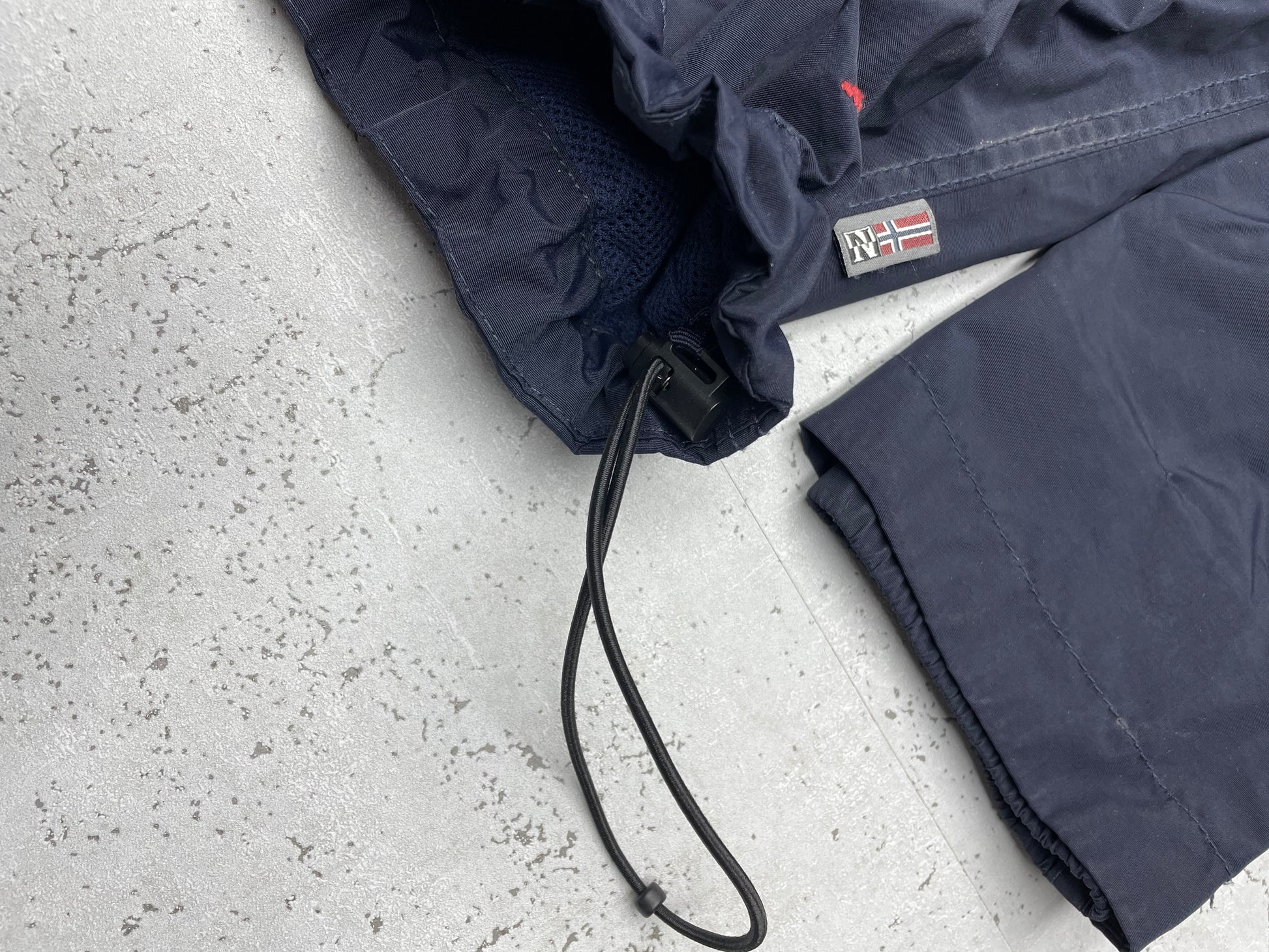 Napapijri Windbreaker Jacke blau XL - MonkeysVintage