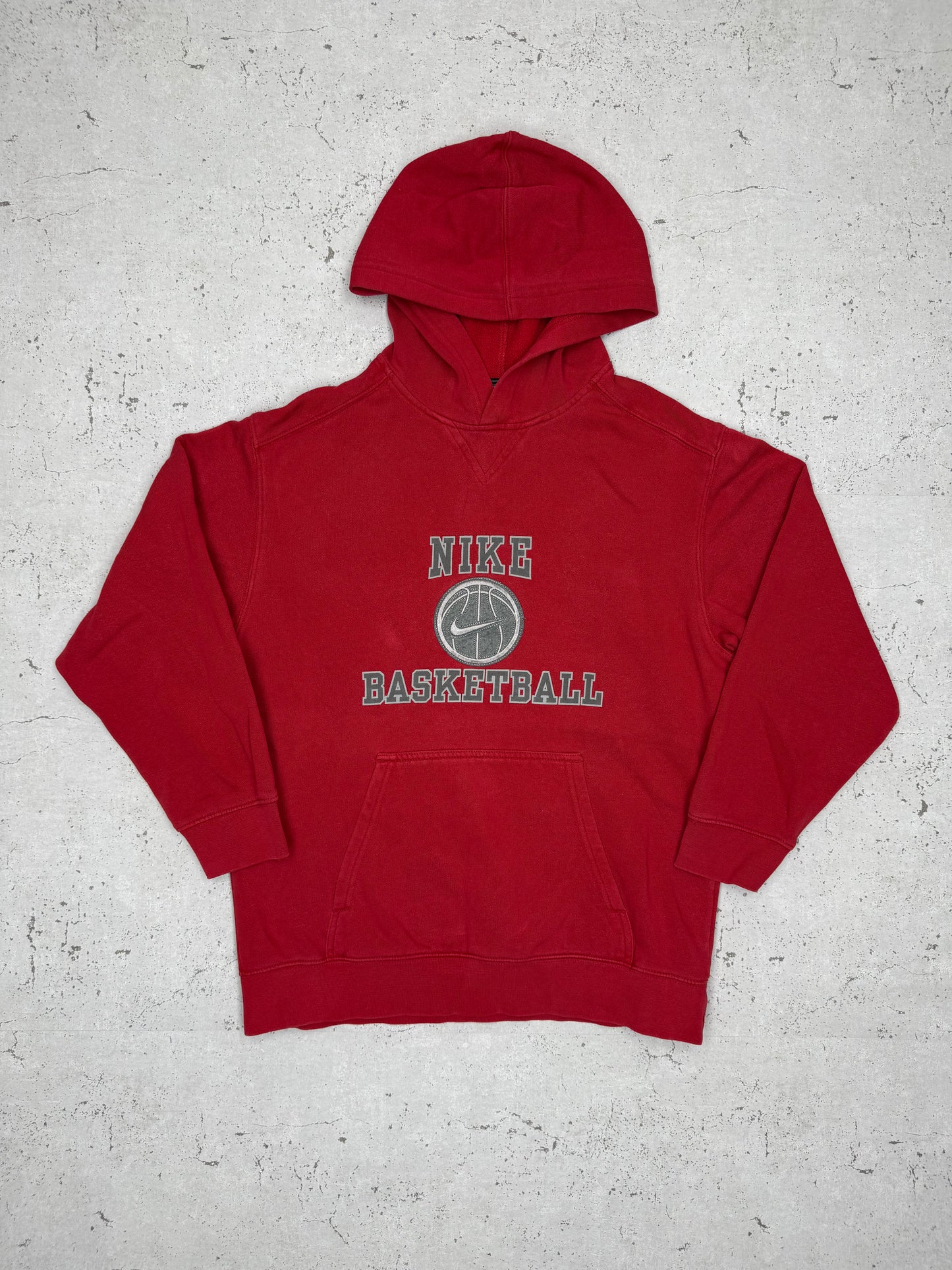 Nike Basketball Vintage Hoodie Rot S - MonkeysVintage