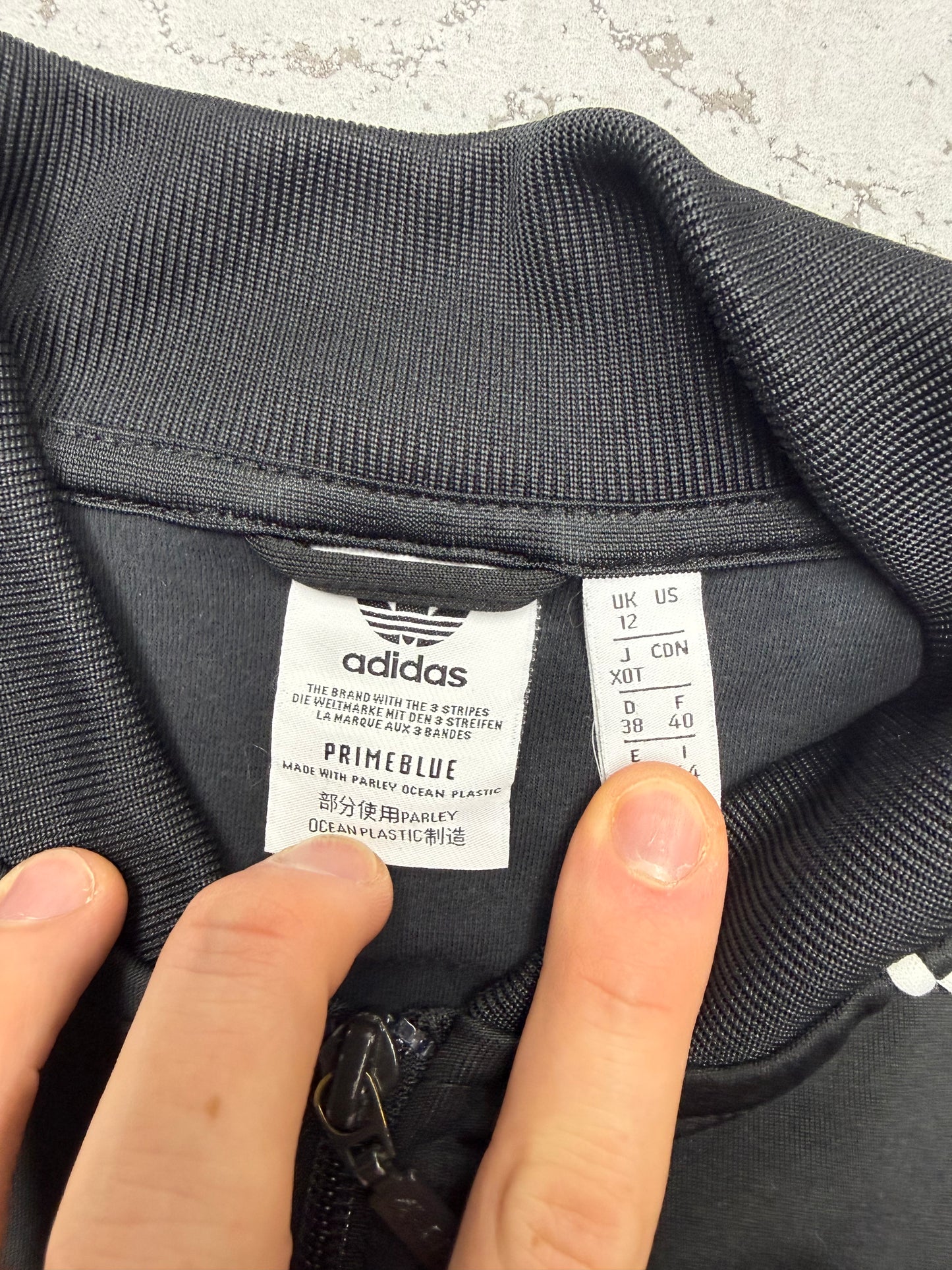 adidas Originals Primeblue Trainingsjacke schwarz – Foto 3