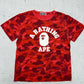 BAPE A Bathing Ape Red Camo T-Shirt rot – Foto 2