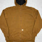 Carhartt Vintage Heavy Zipper Jacke Workwear Braun XL - MonkeysVintage