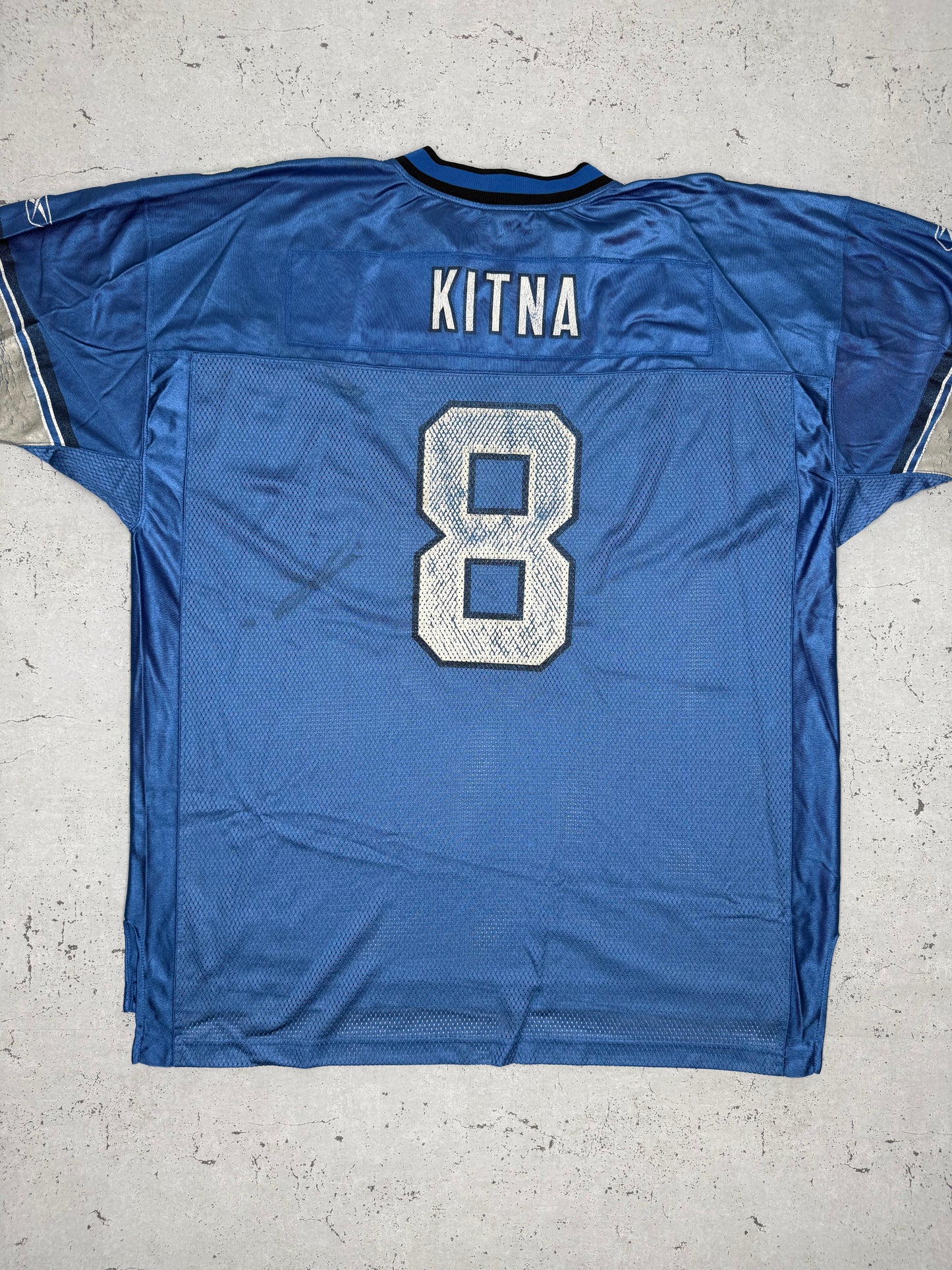 Reebok NFL Detroit Lions Jersey Trikot Blau XXL - MonkeysVintage