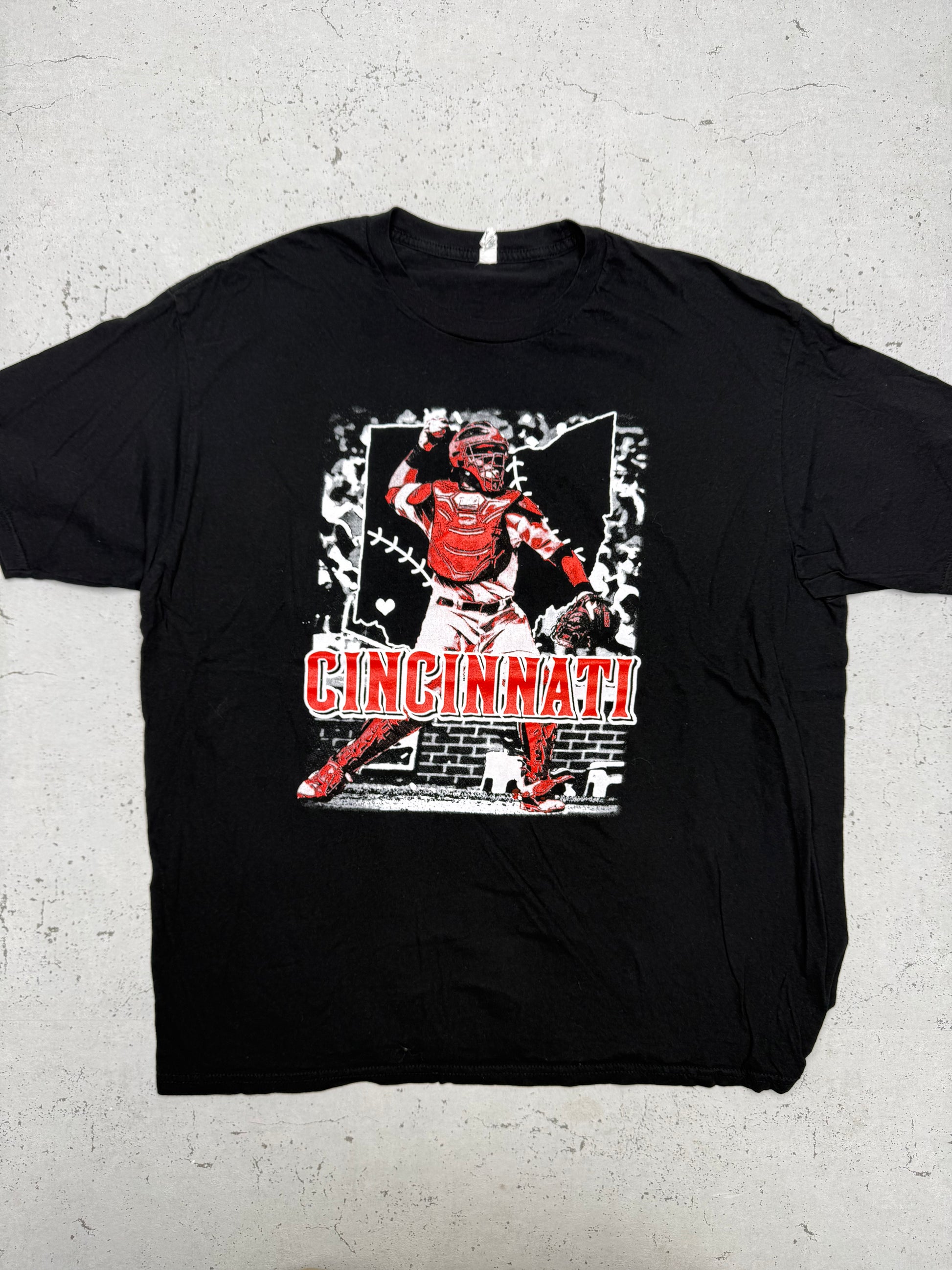 Teestyled Cincinnati Catcher T-Shirt schwarz – Foto 2