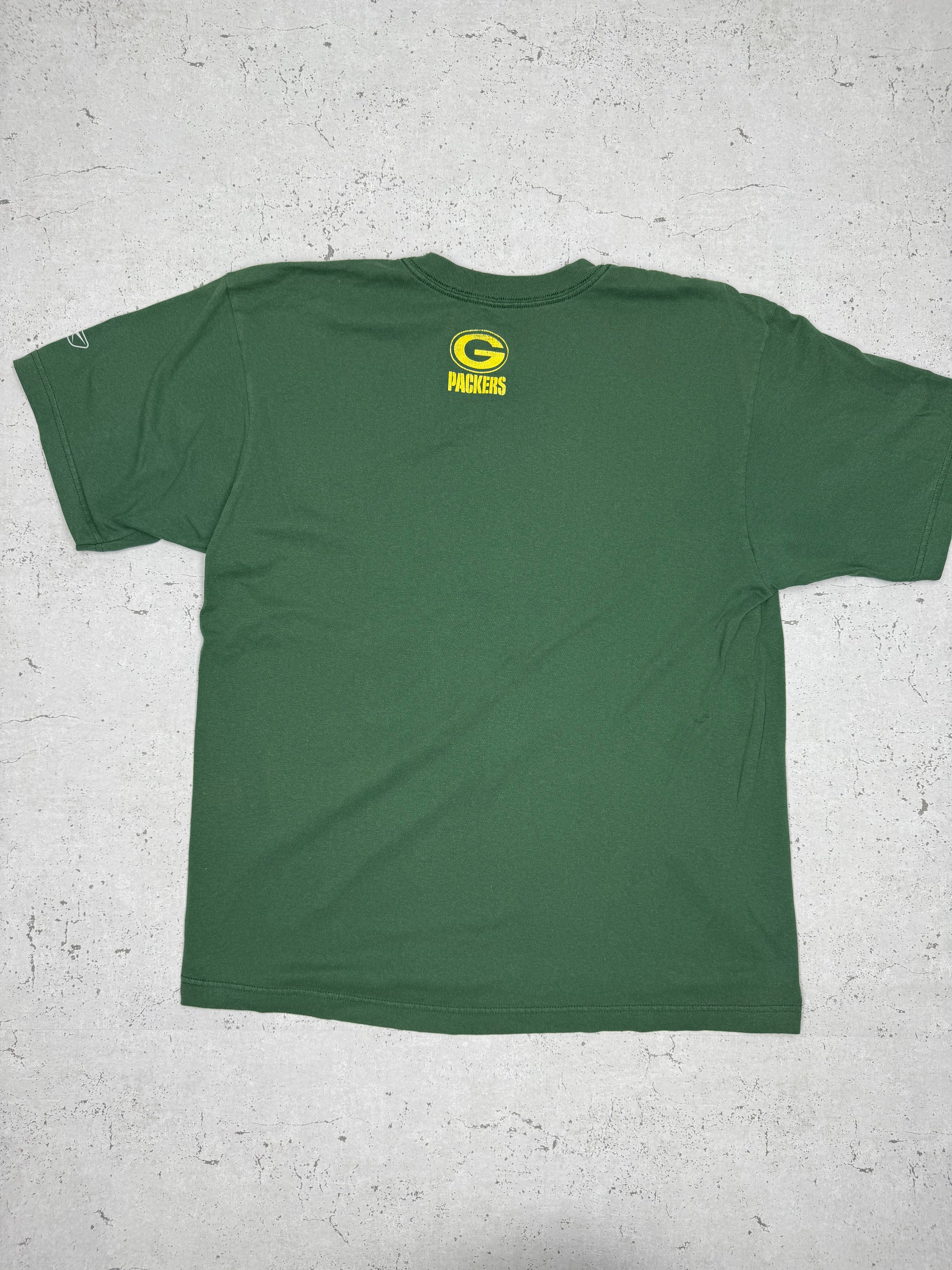 Reebok NFL Packers Football Vintage T-Shirt Grün L - MonkeysVintage