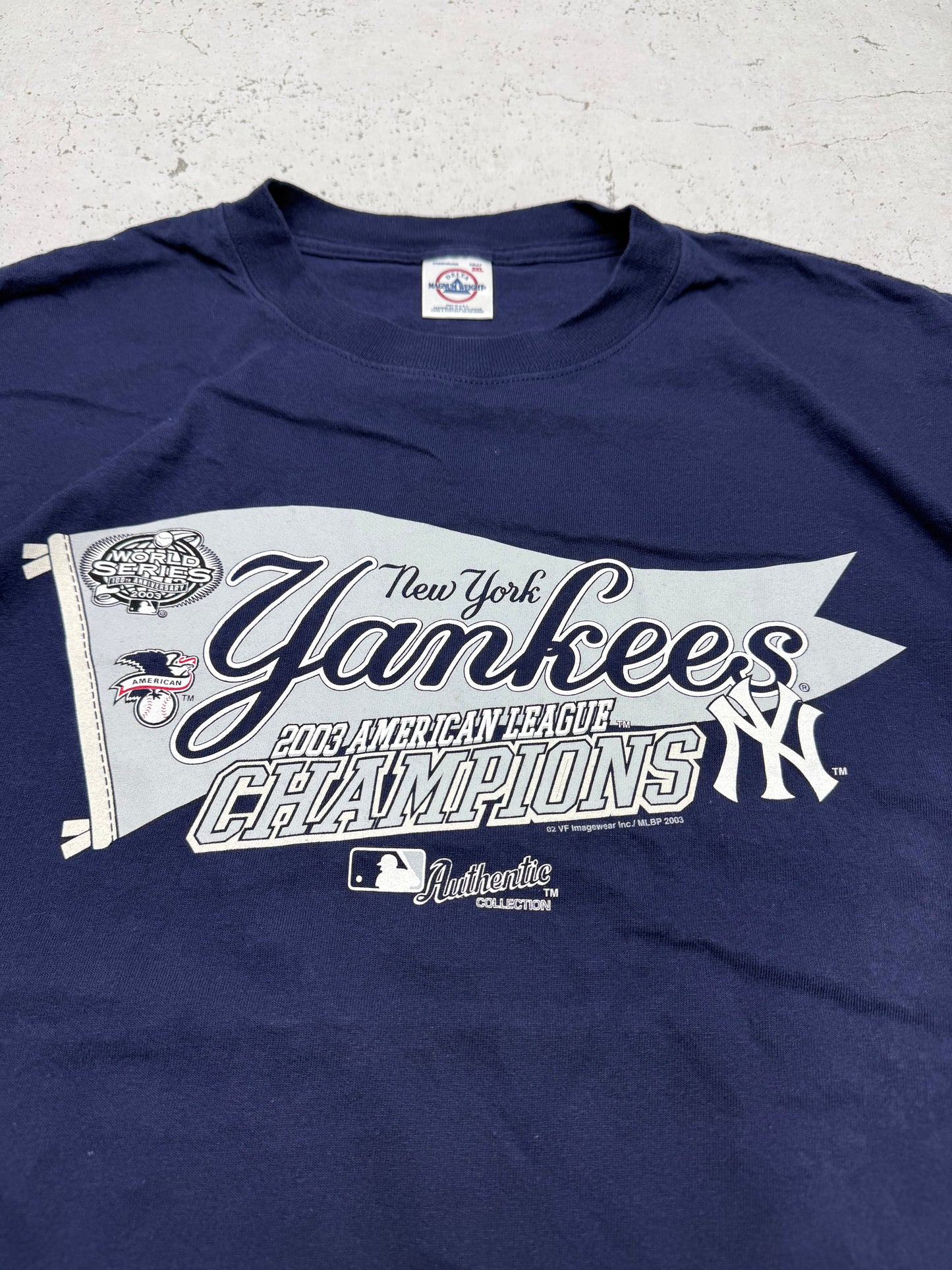 Delta Yankees 2003 AL Champions T-Shirt blau – Foto 3