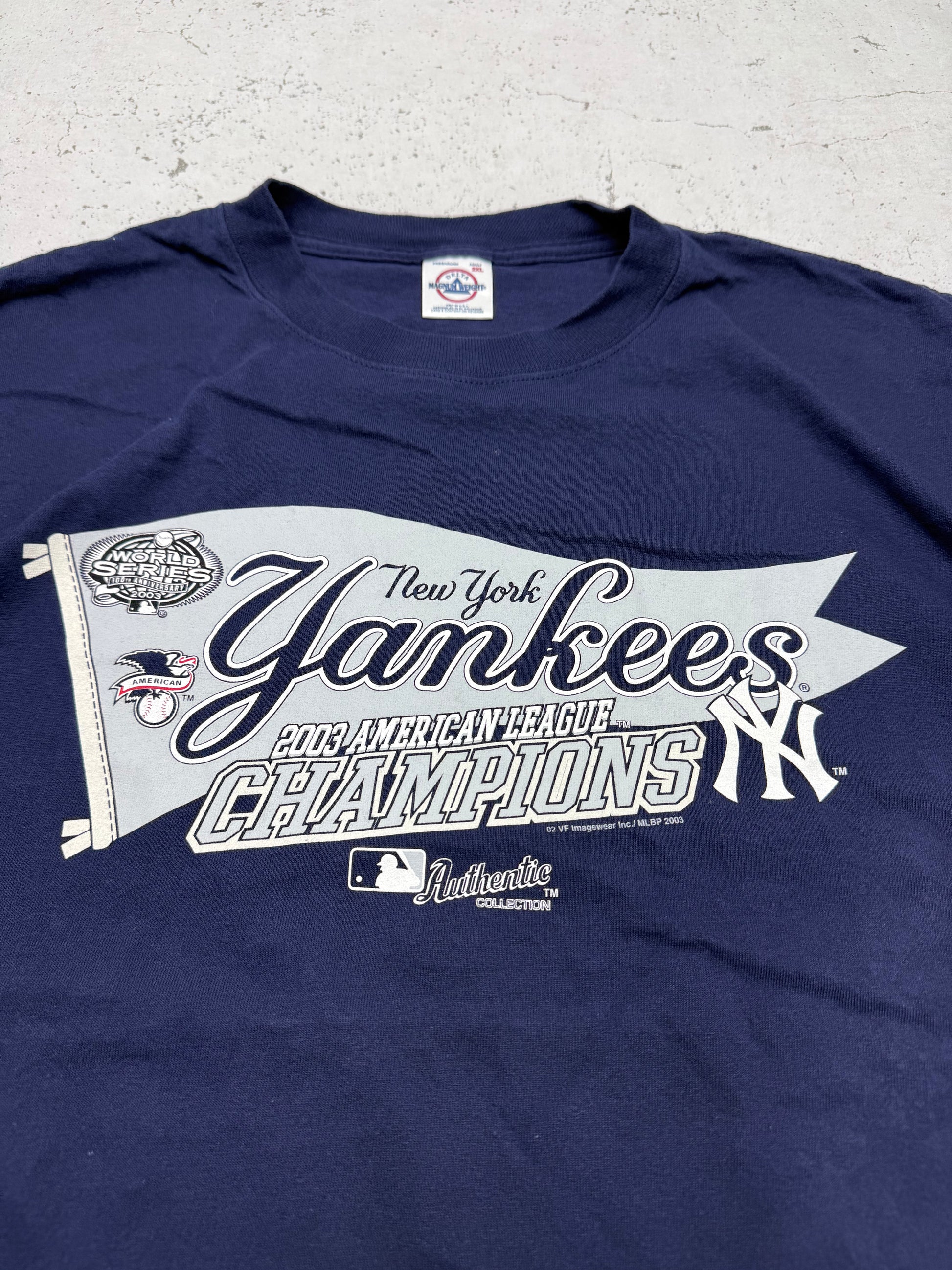 Delta Yankees 2003 AL Champions T-Shirt blau – Foto 3