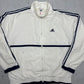 adidas Streifen Trainingsjacke weiß – Foto 2