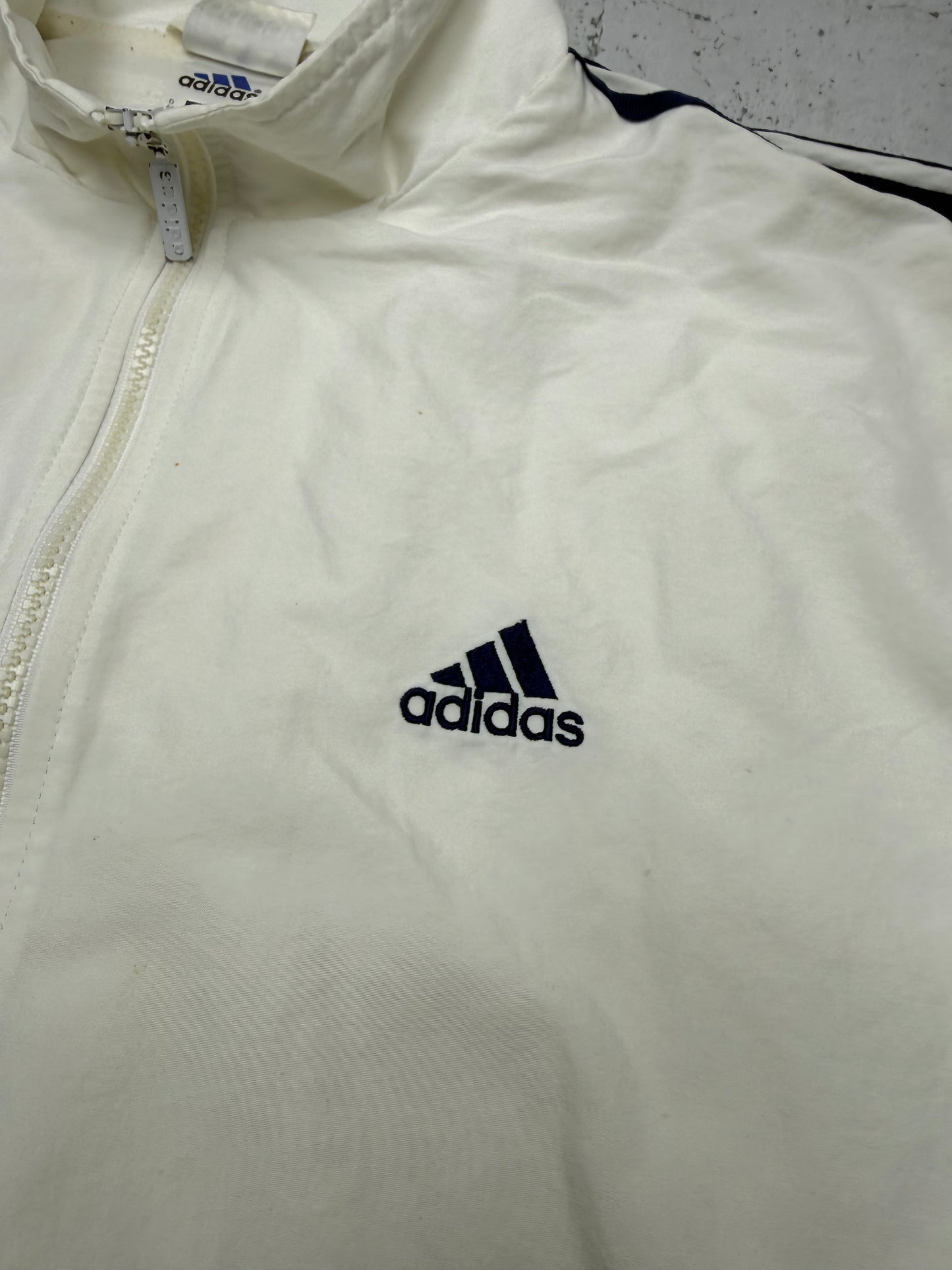 adidas Streifen Trainingsjacke weiß – Foto 3