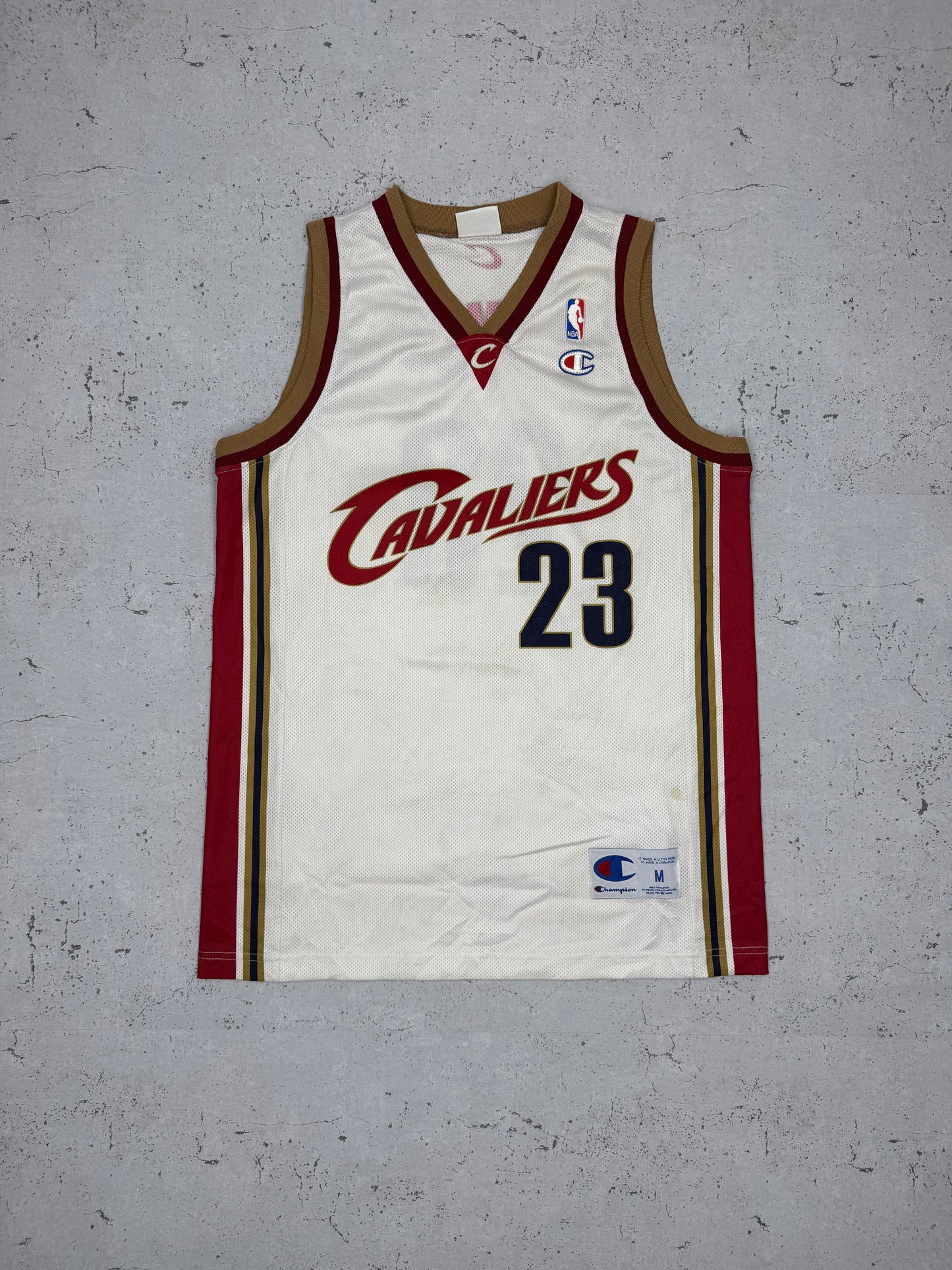 Champion NBA Cavaliers Lebron James 23 Jersey Trikot M - MonkeysVintage