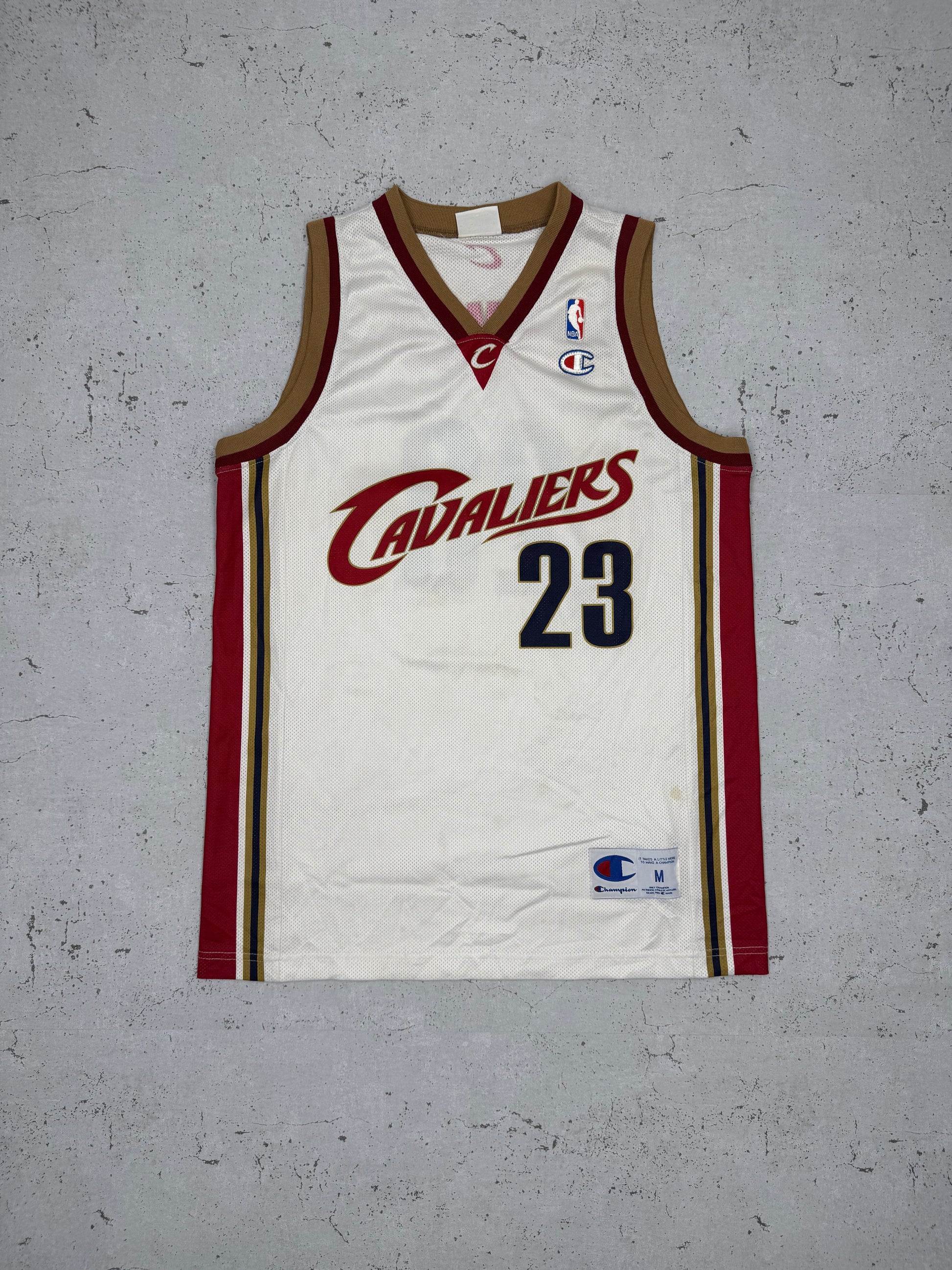 Champion NBA Cavaliers Lebron James 23 Jersey Trikot M - MonkeysVintage