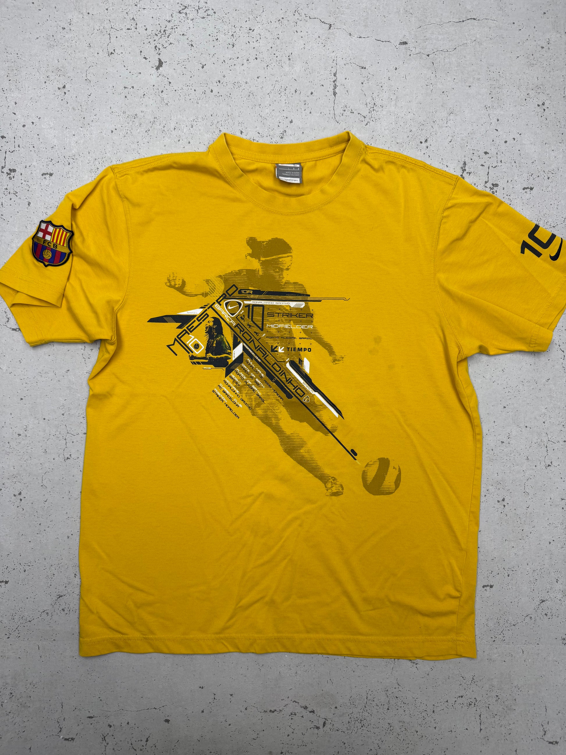 Nike Ronaldinho FC Barcelona T-Shirt gelb – Foto 2