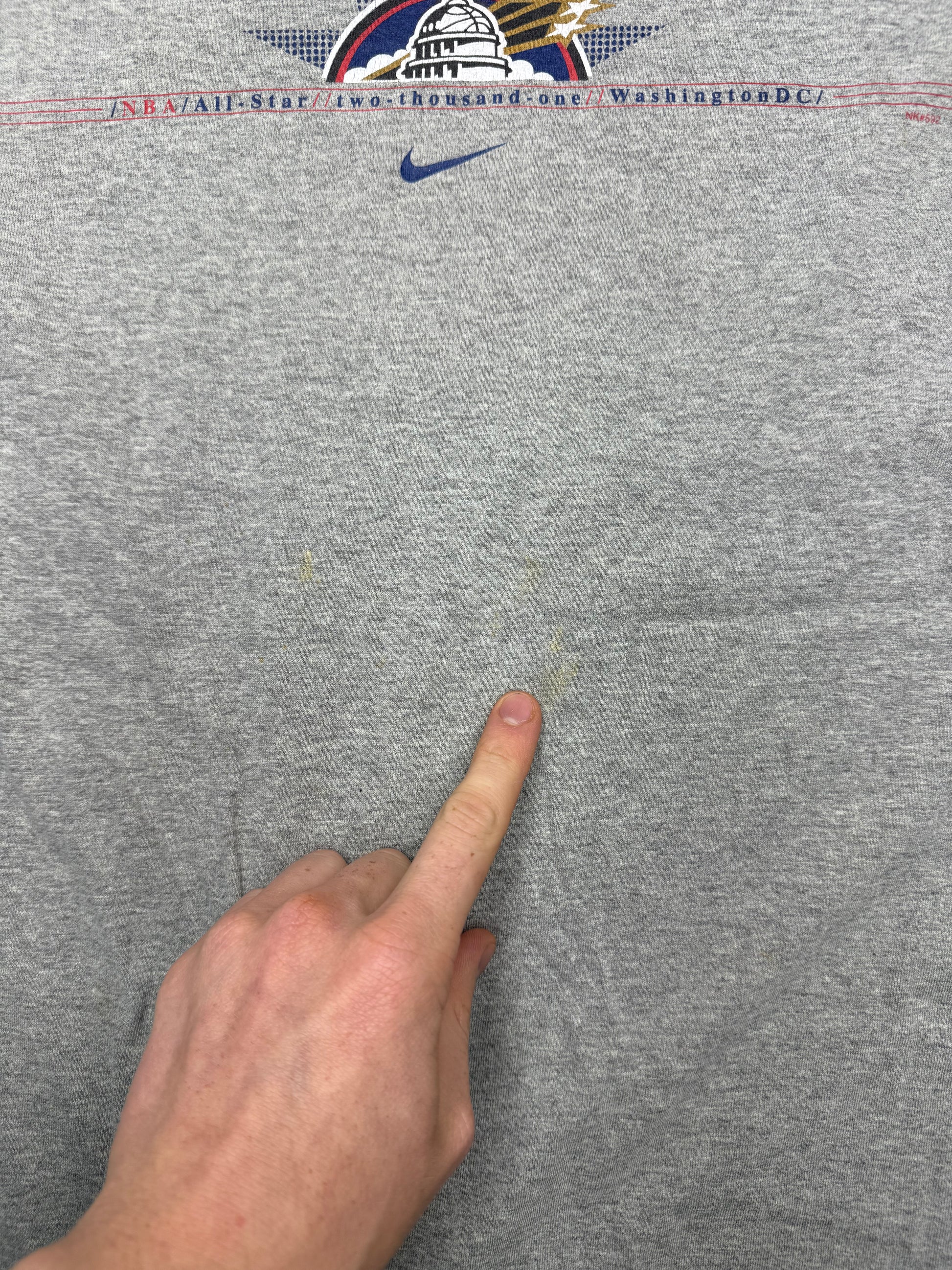 Nike NBA All-Star 2001 Washington DC T-Shirt grau – Foto 7