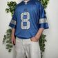 Reebok NFL Detroit Lions Jersey Trikot Blau XXL - MonkeysVintage