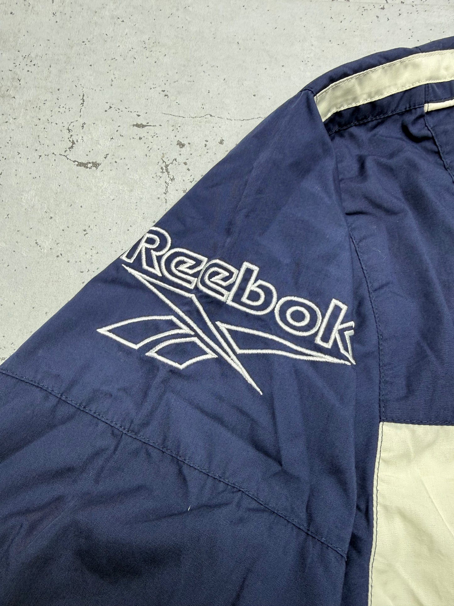 Reebok Einsätze Trainingsjacke blau – Foto 3