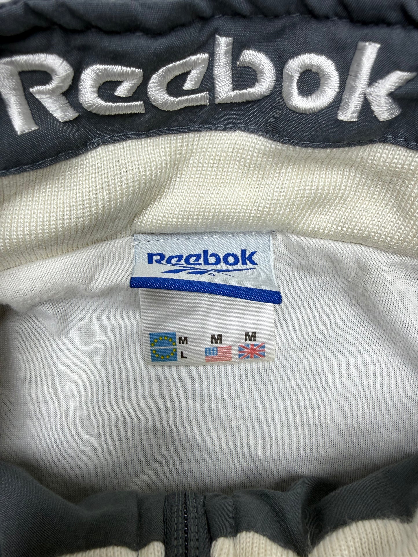Reebok großes Logo hinten Trainingsjacke grau – Foto 7