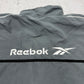 Reebok großes Logo hinten Trainingsjacke grau – Foto 9