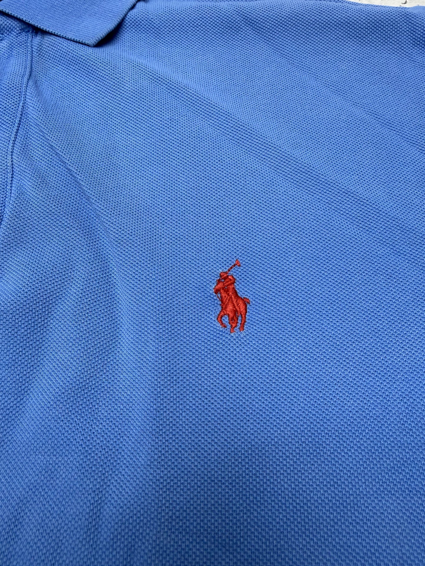 Polo Ralph Lauren Custom Fit Polo blau – Foto 3