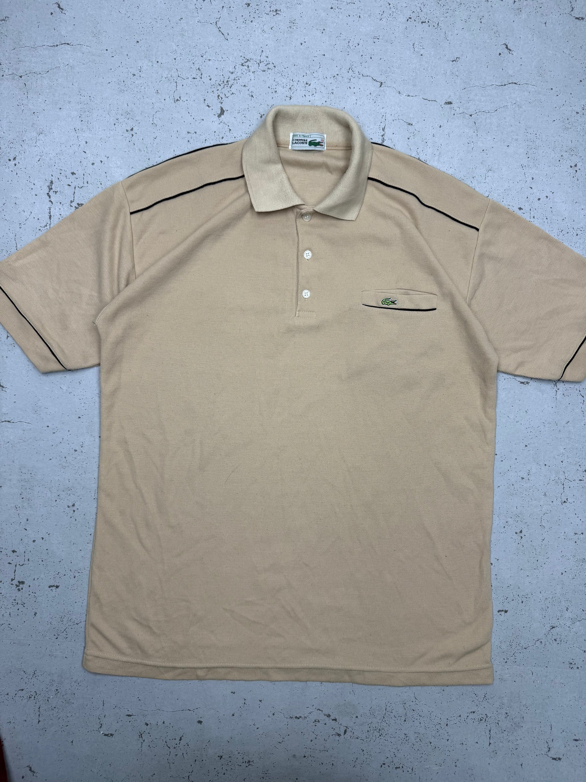 Lacoste Brusttasche Made in France Polo beige – Foto 2