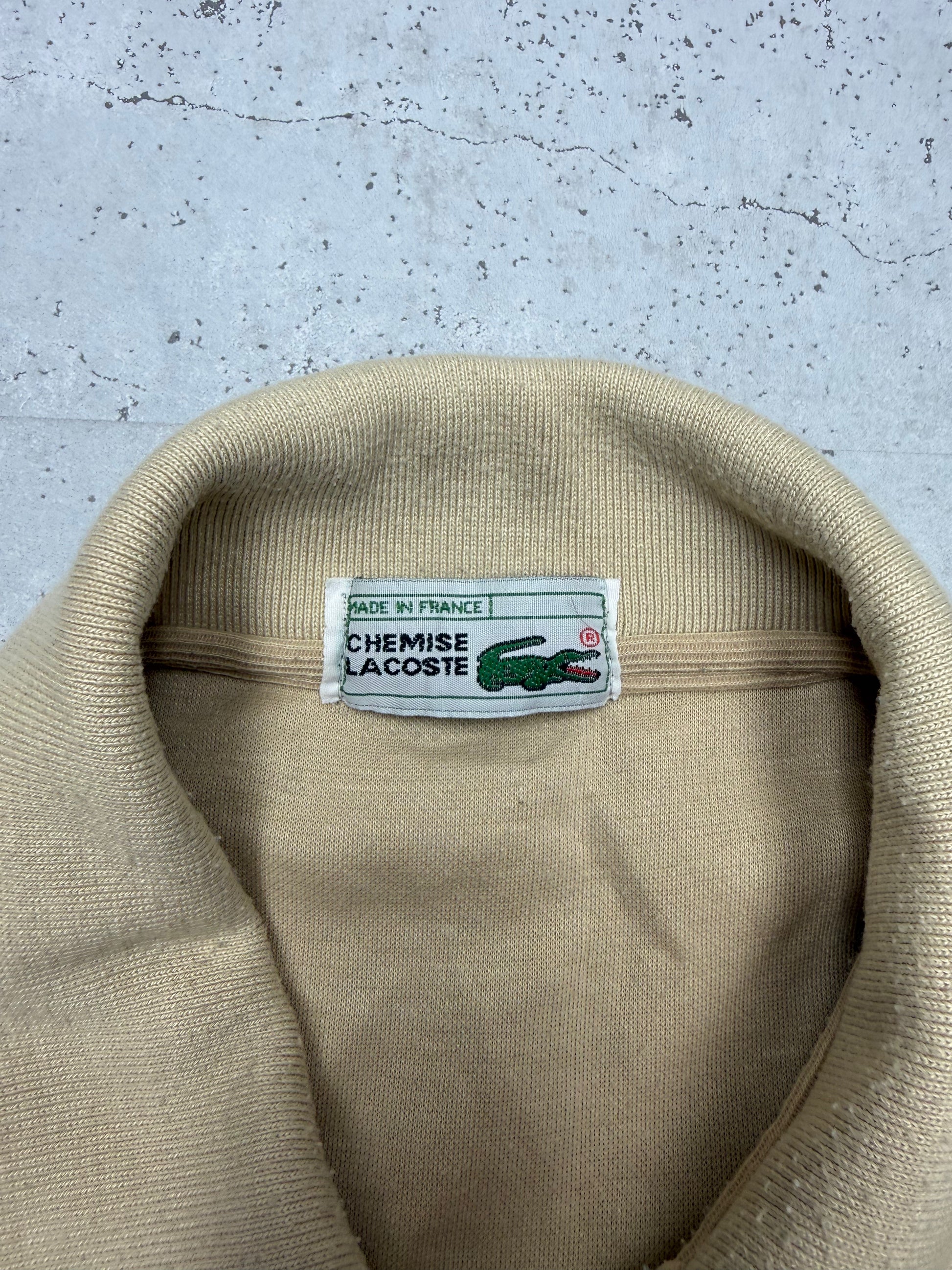 Lacoste Brusttasche Made in France Polo beige – Foto 4