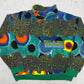 psychedelischer Allover Print Fleece Halfzip bunt – Foto 2