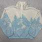 Gilly Hicks Berge Tannen Sherpa Fleece Halfzip hellblau – Foto 2