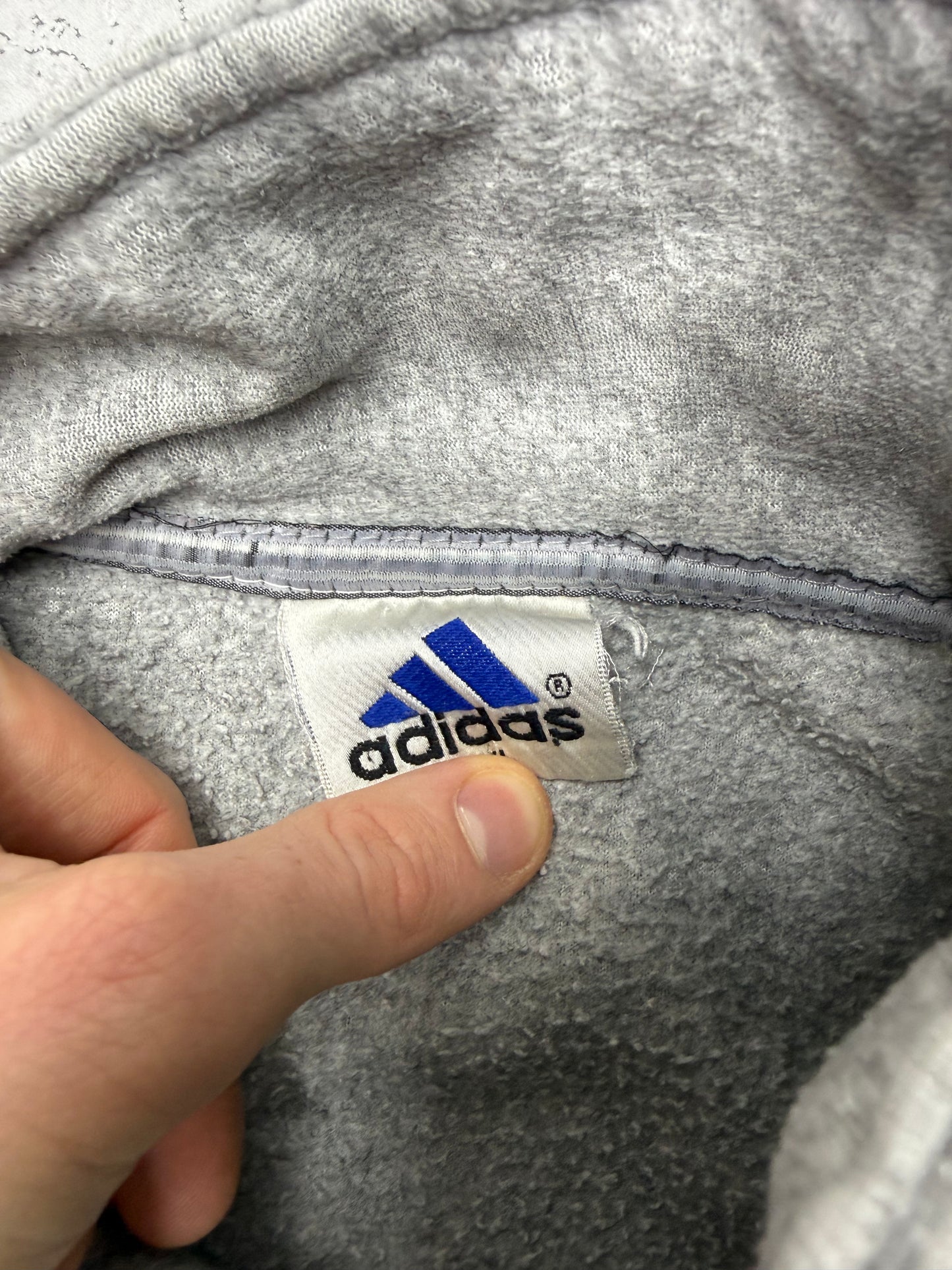 adidas Fleecejacke grau – Foto 4