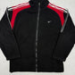 Nike rote Schultern Fleecejacke schwarz – Foto 2