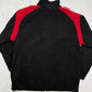 Nike rote Schultern Fleecejacke schwarz – Foto 4