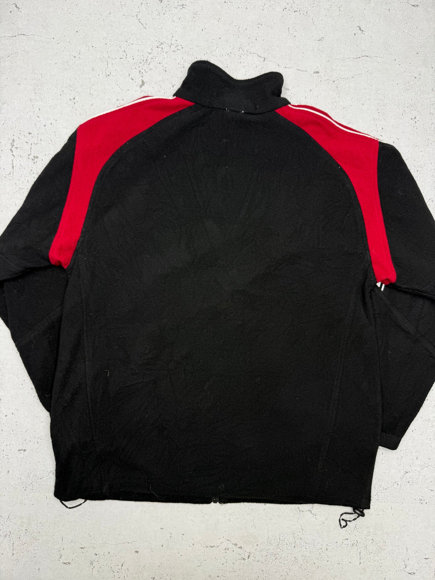 Nike rote Schultern Fleecejacke schwarz – Foto 4