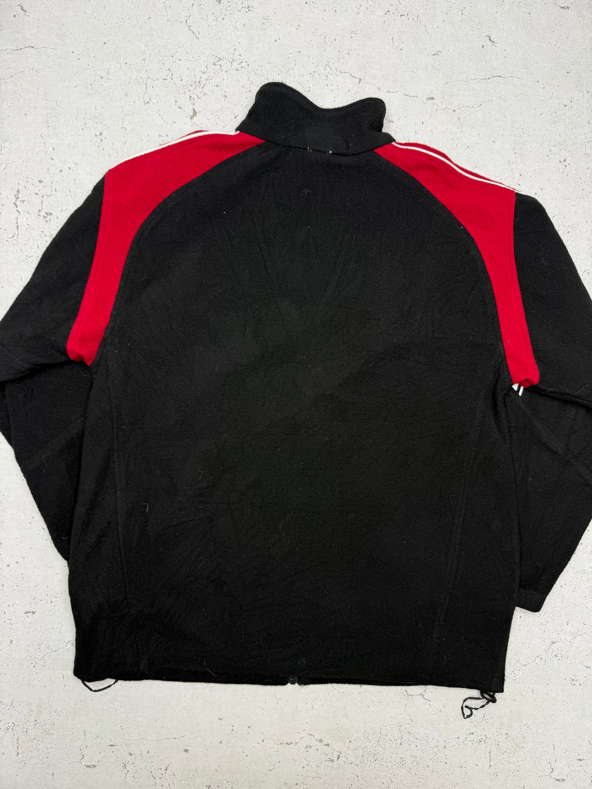 Nike rote Schultern Fleecejacke schwarz – Foto 4