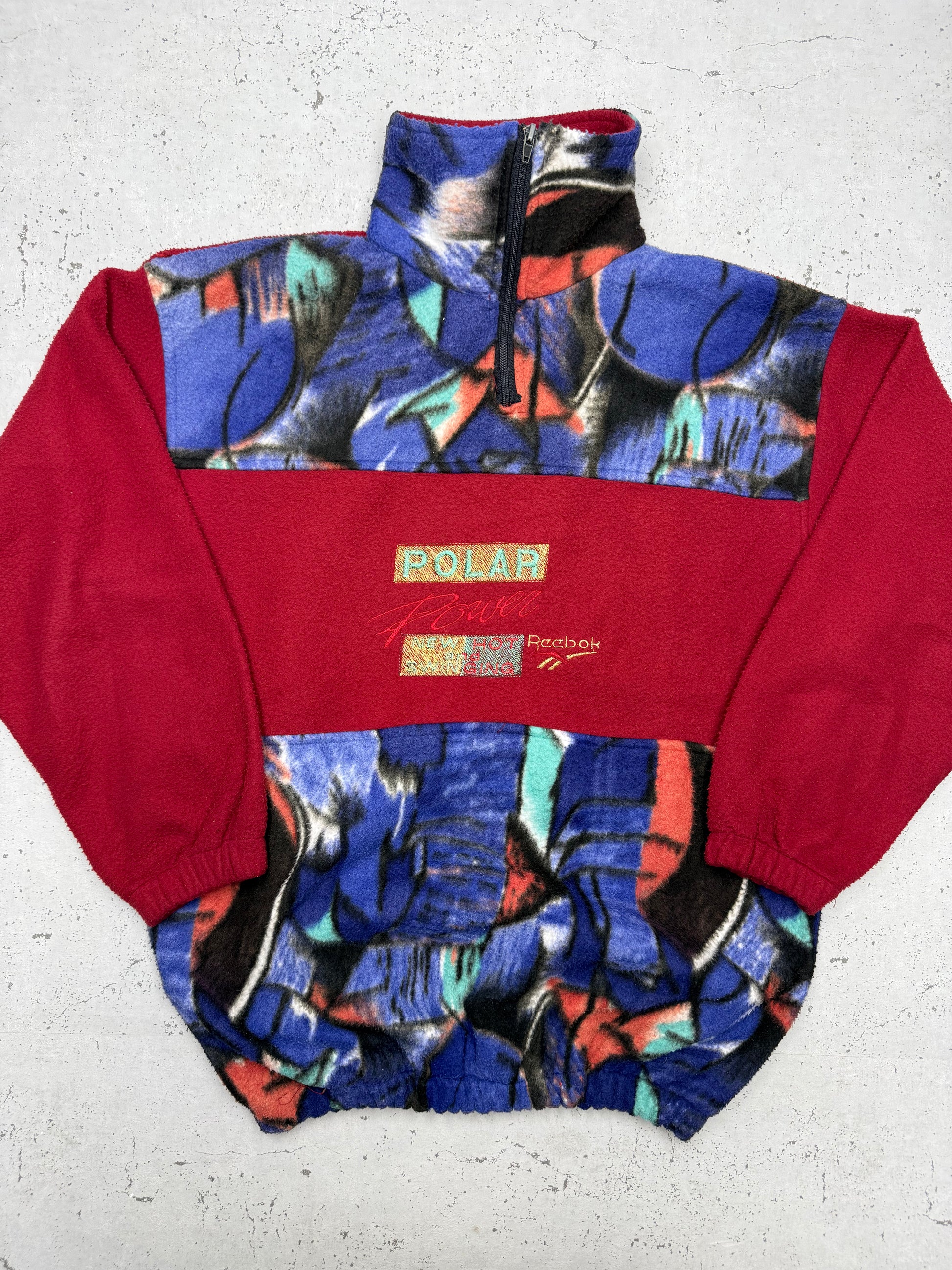 Reebok Polar Power Fleece Halfzip rot – Foto 2