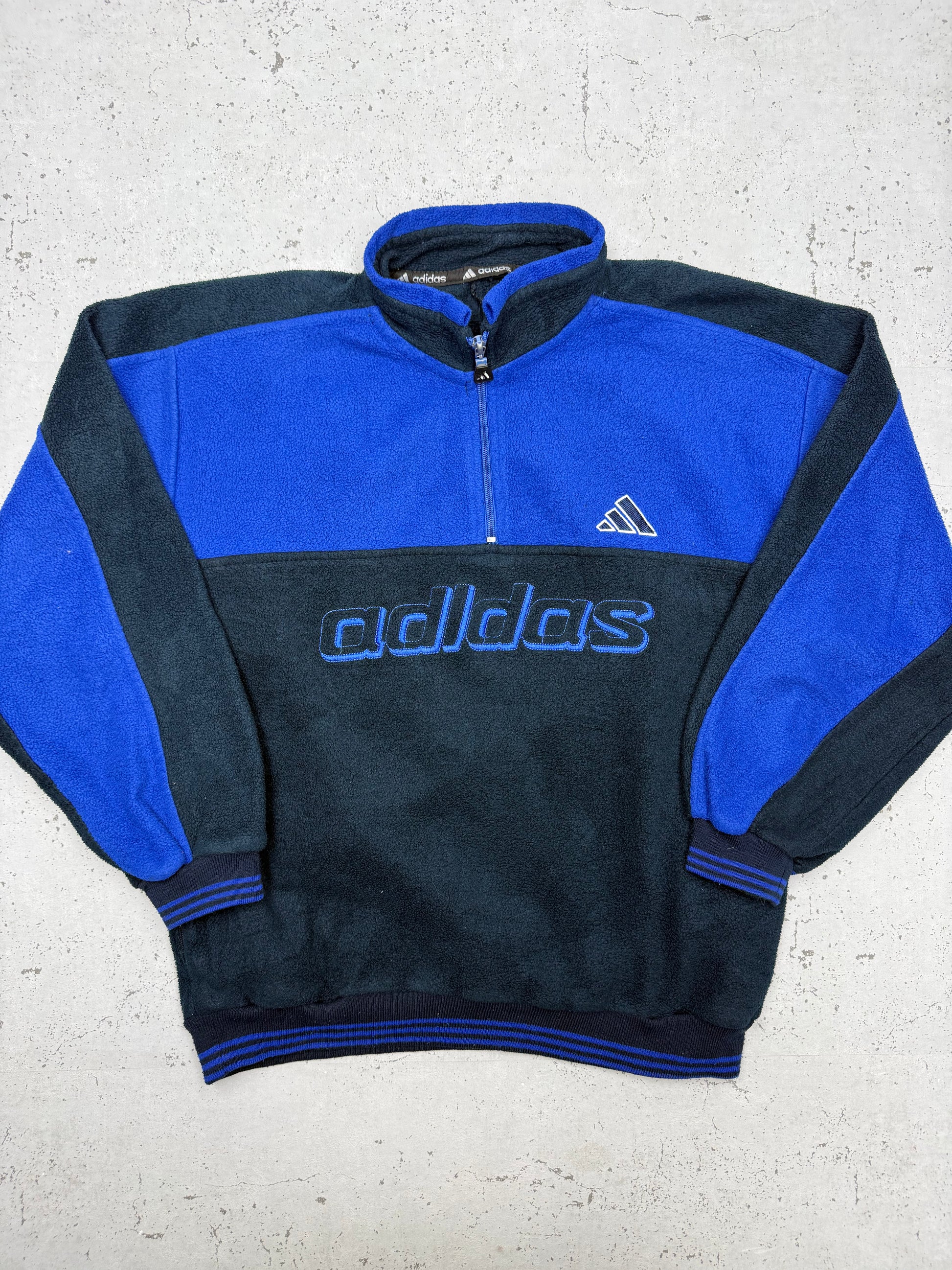 adidas Fleece Halfzip blau – Foto 2