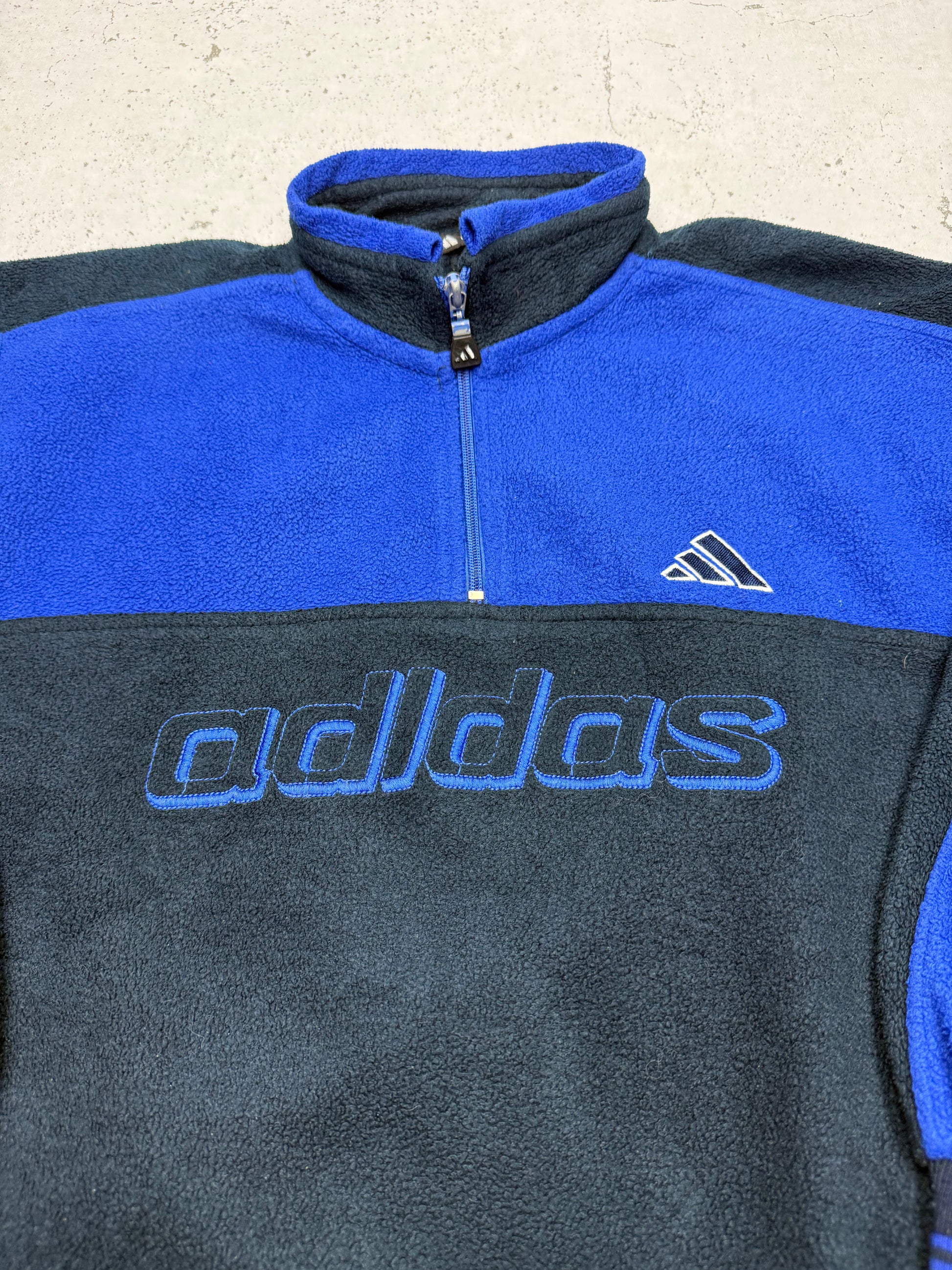 adidas Fleece Halfzip blau – Foto 3