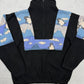 Berge Tiere Fleece Halfzip schwarz – Foto 2