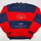 United Yacht Blue Wave Fleece Sweatshirt blau rot – Foto 2