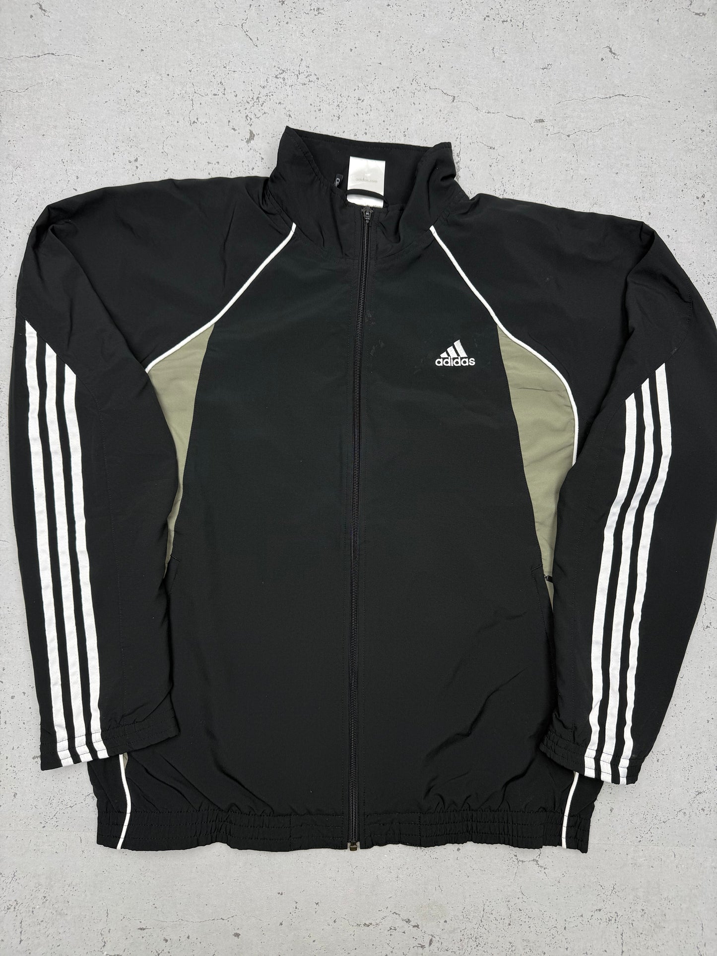 adidas Rückenlogo Trainingsjacke schwarz – Foto 2