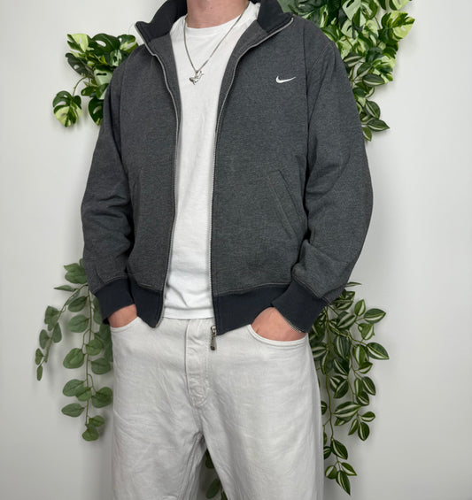 Nike Vintage Zipper Sweatshirt Grau M - MonkeysVintage
