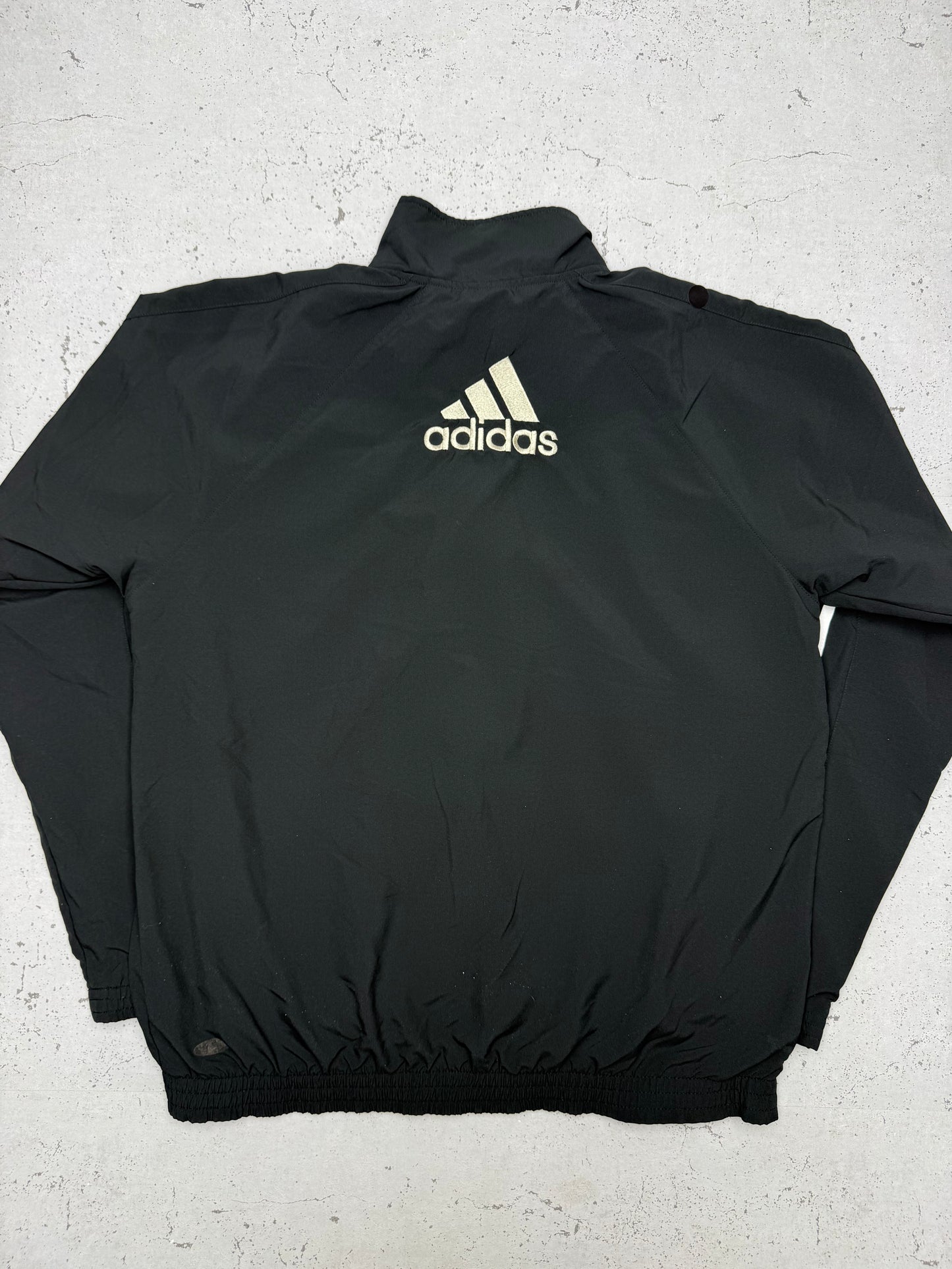 adidas Rückenlogo Trainingsjacke schwarz – Foto 5