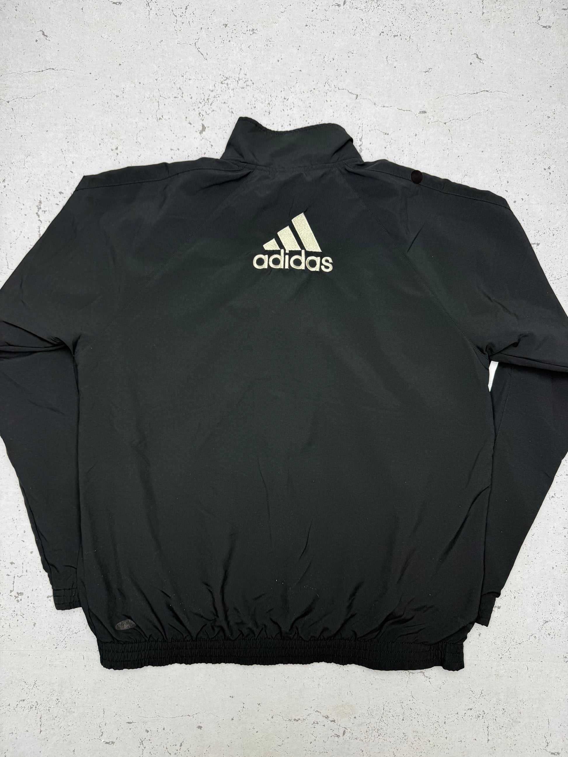 adidas Rückenlogo Trainingsjacke schwarz – Foto 5