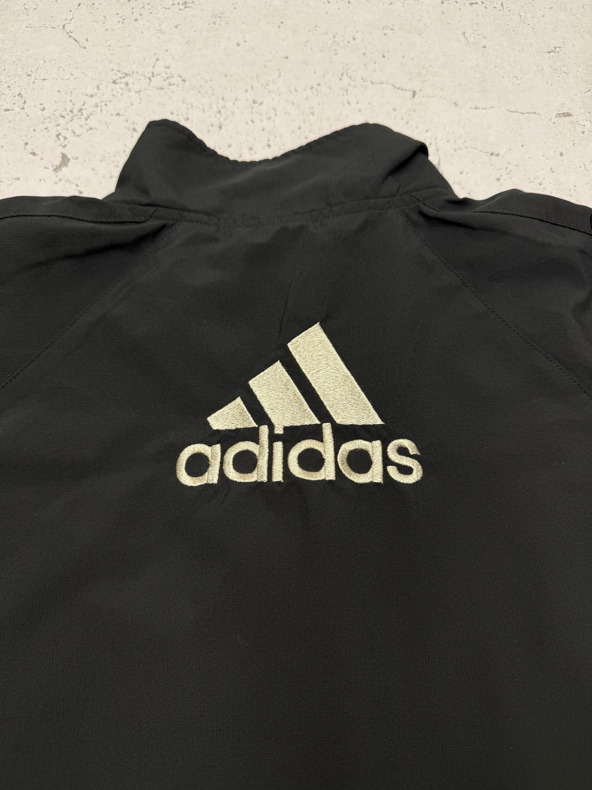 adidas Rückenlogo Trainingsjacke schwarz – Foto 6