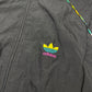adidas Originals Trefoil buntes Futter Windbreaker schwarz – Foto 3