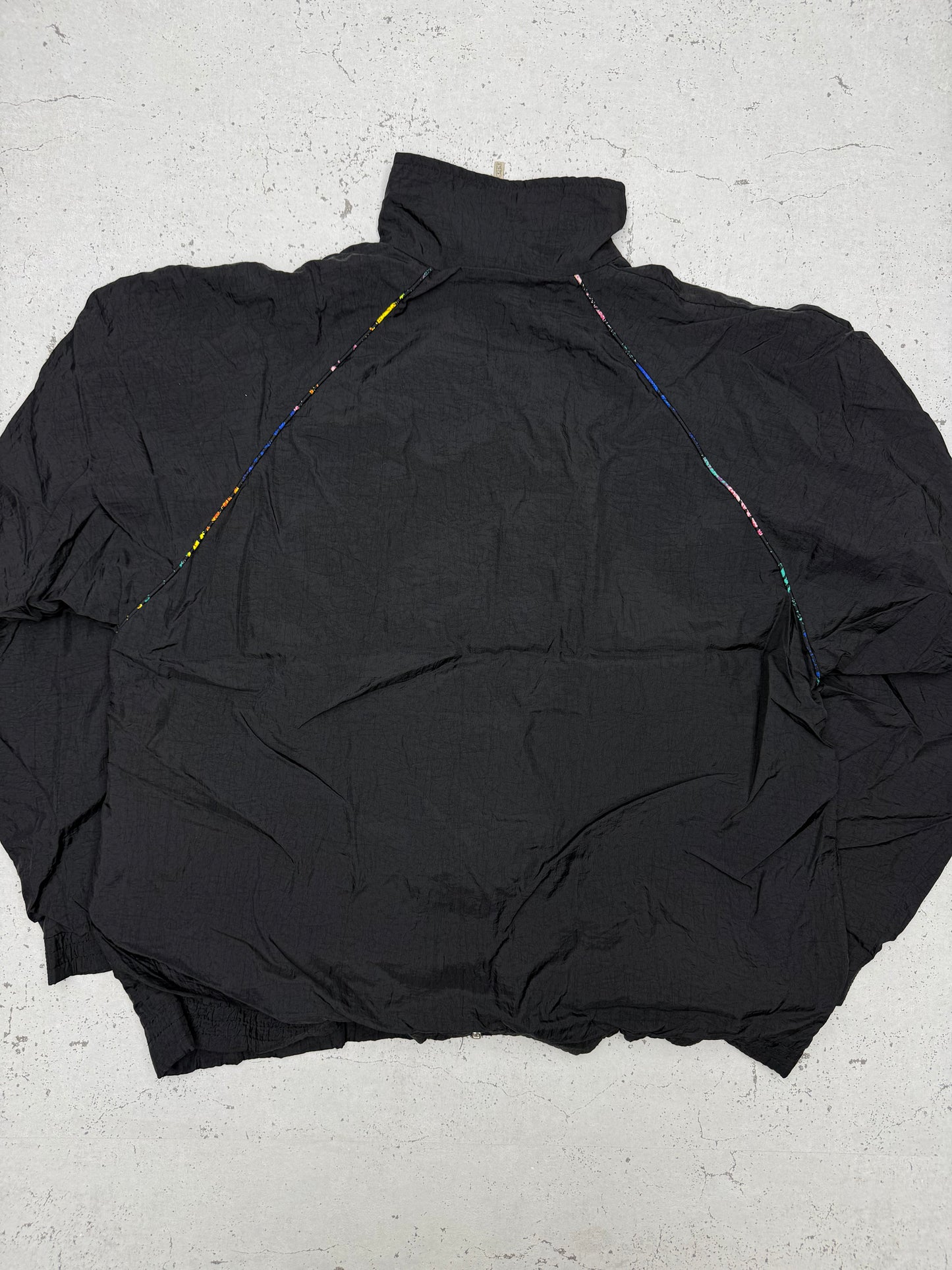 adidas Originals Trefoil buntes Futter Windbreaker schwarz – Foto 5