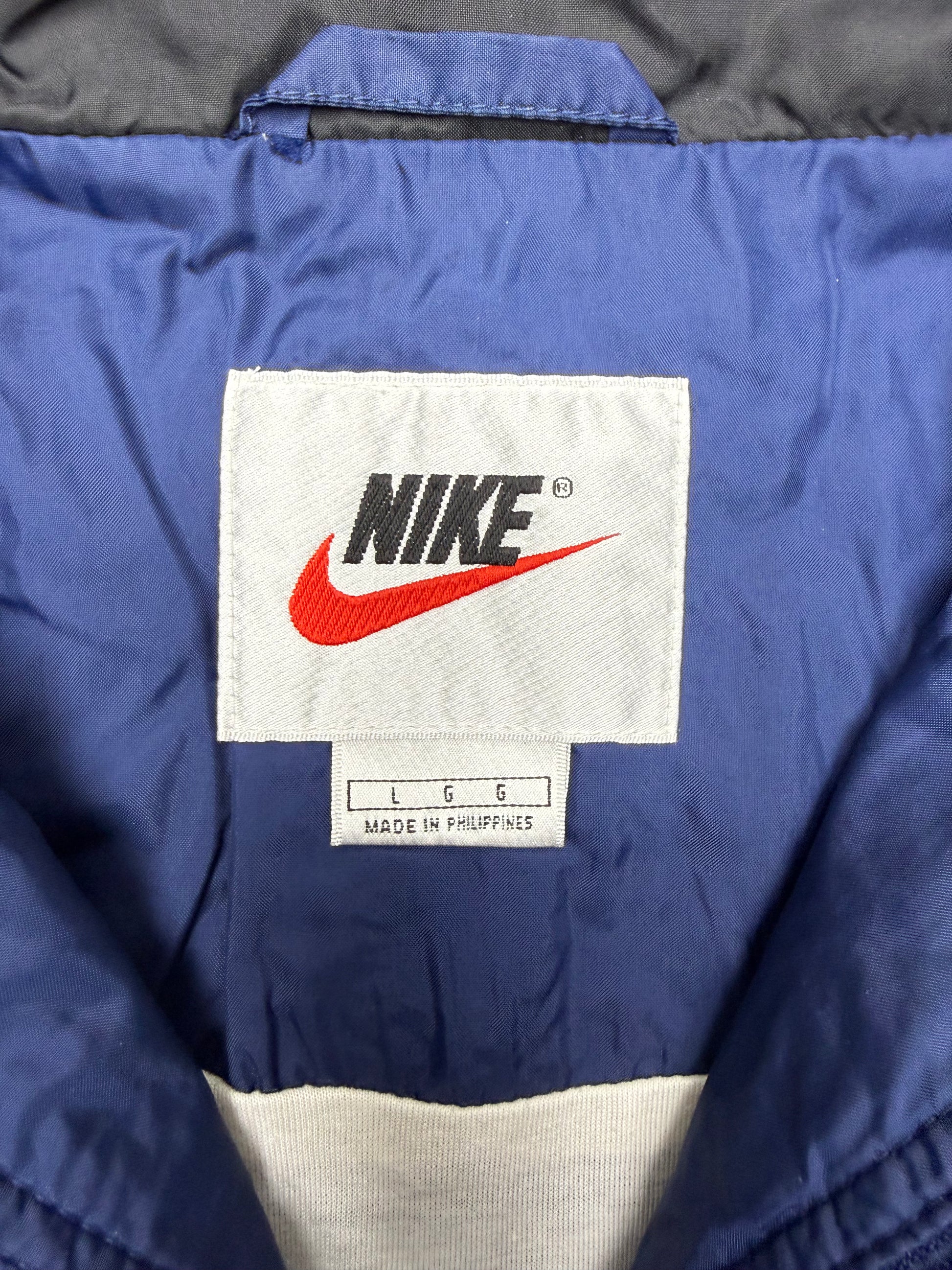 Nike großer Swoosh hinten Windbreaker blau – Foto 4