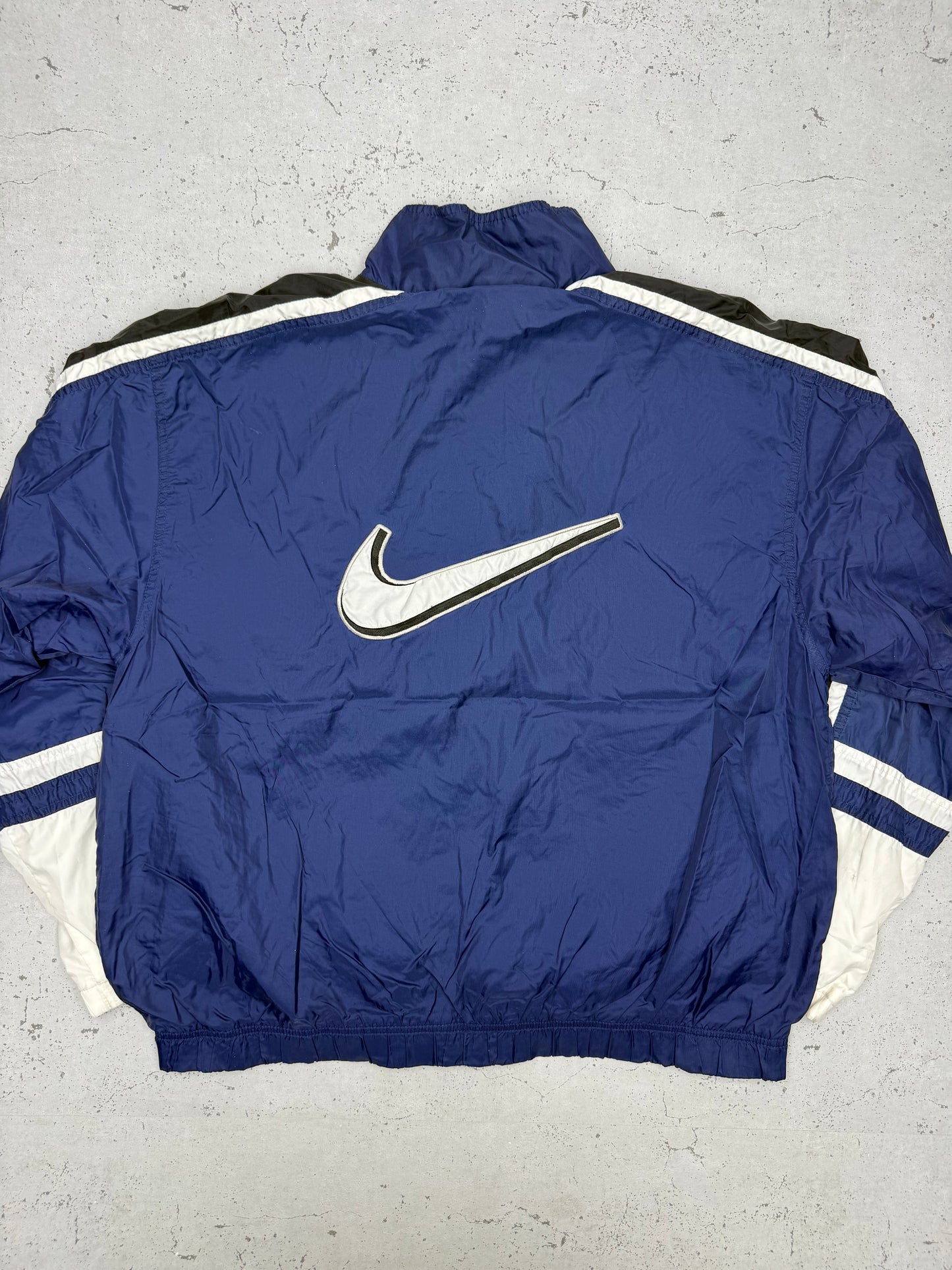 Nike großer Swoosh hinten Windbreaker blau – Foto 5
