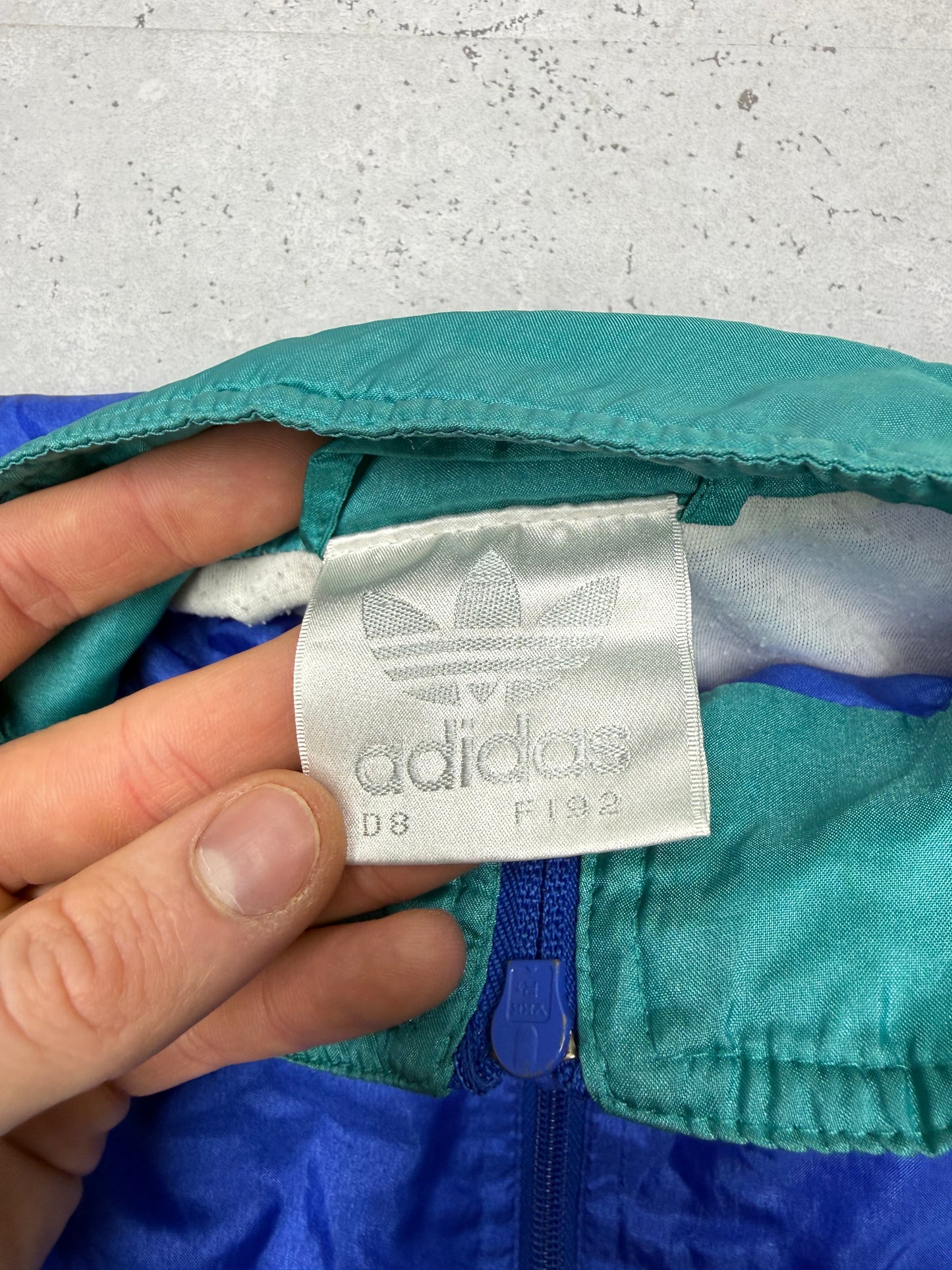 adidas Originals Trefoil Windbreaker blau – Foto 4