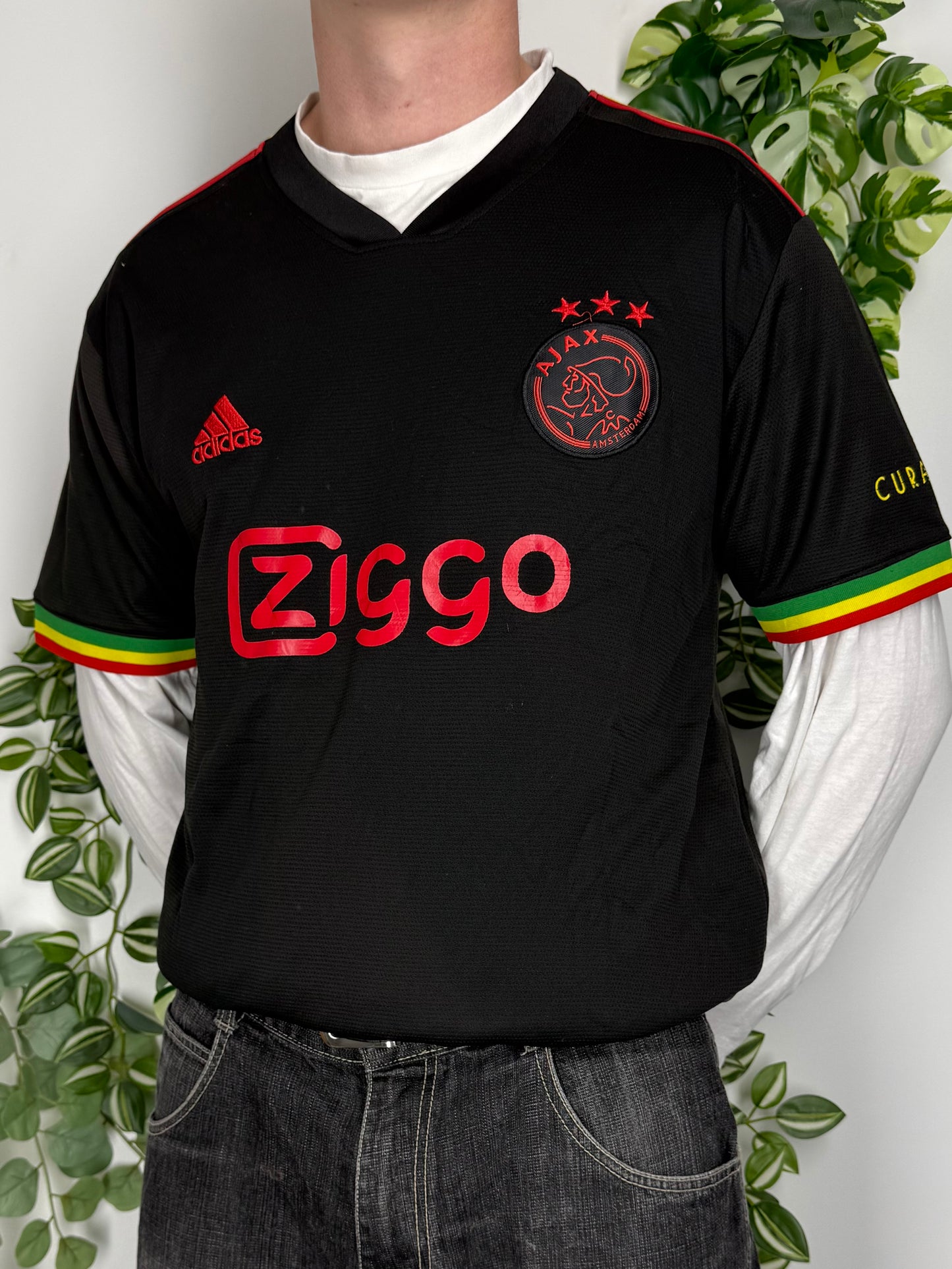 Ajax Amsterdam x Adidas 2021/2022 3. Trikot Three Little Birds Bob Marley Jersey XXL