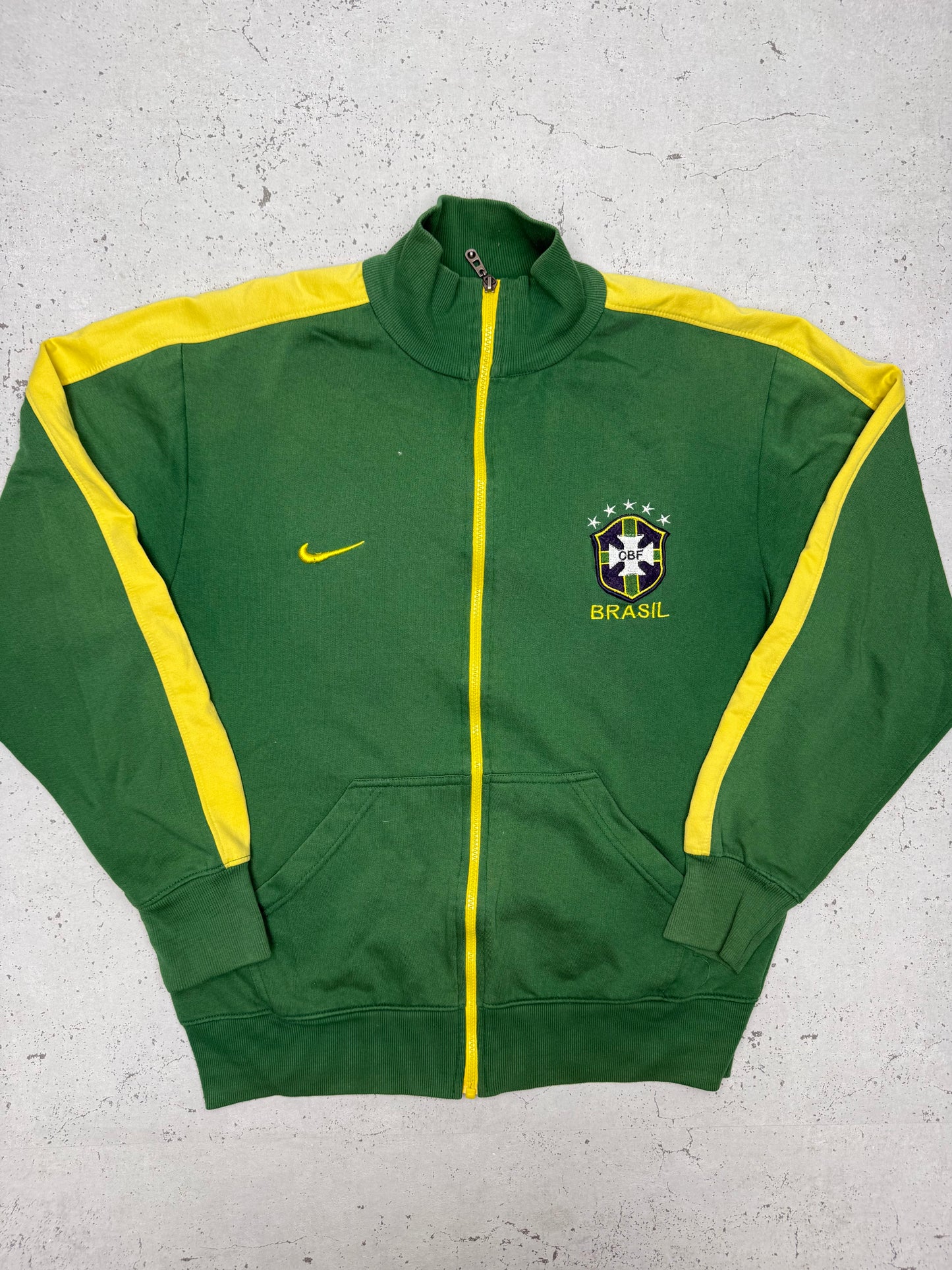 Nike Brasil CBF Trainingsjacke grün – Foto 2