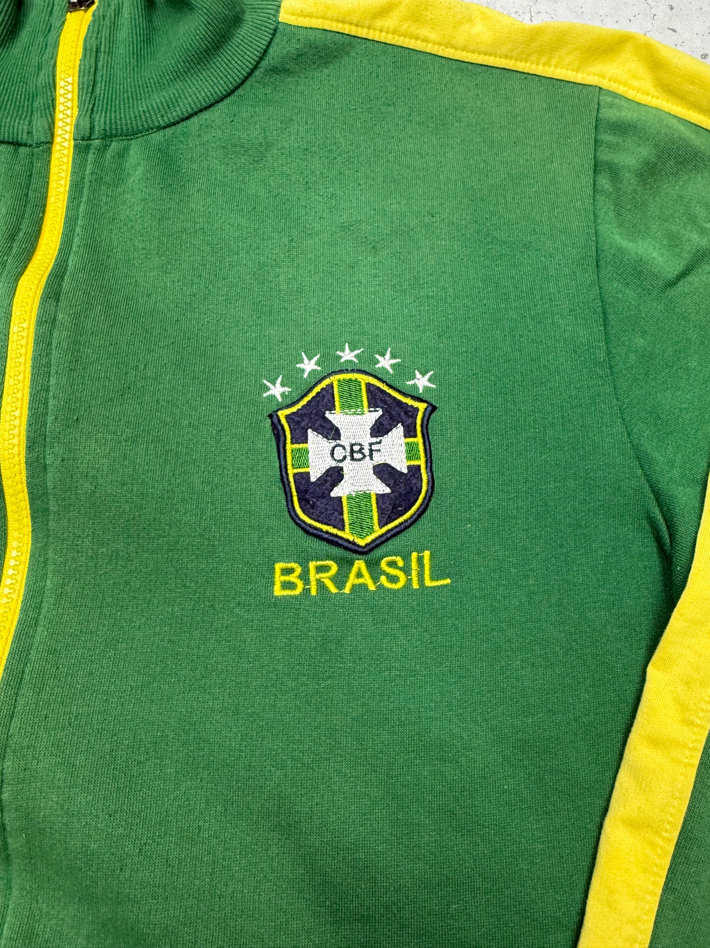 Nike Brasil CBF Trainingsjacke grün – Foto 3