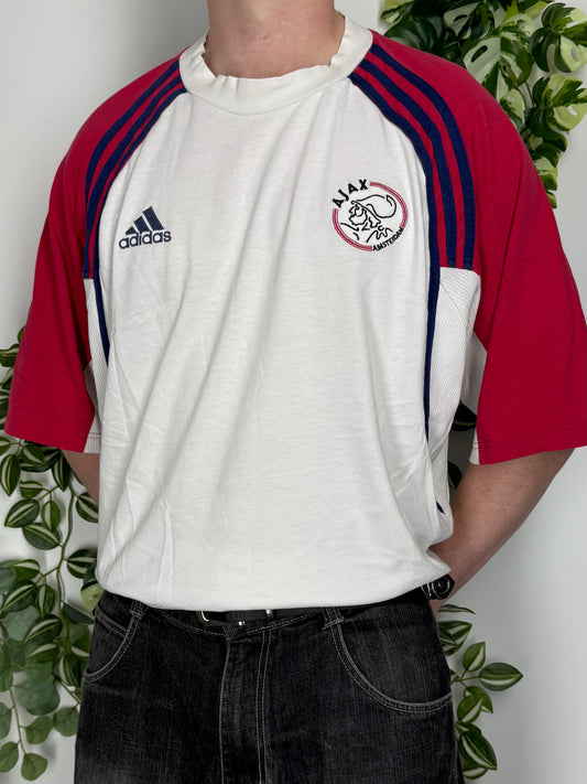 Adidas x Ajax Amsterdam vintage 2000-2001 T-Shirt Tee Shirt Trikot Jersey XL