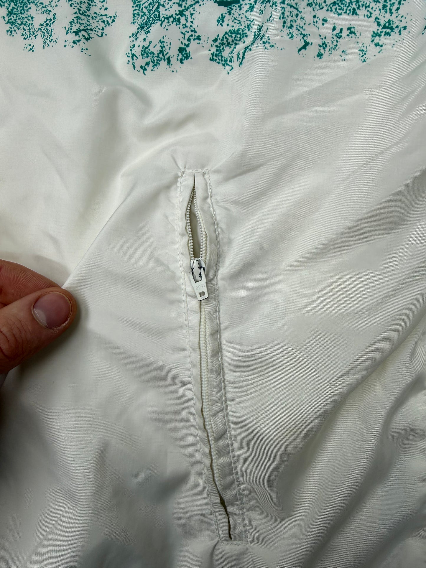 adidas Originals Felsmuster Windbreaker weiß – Foto 7